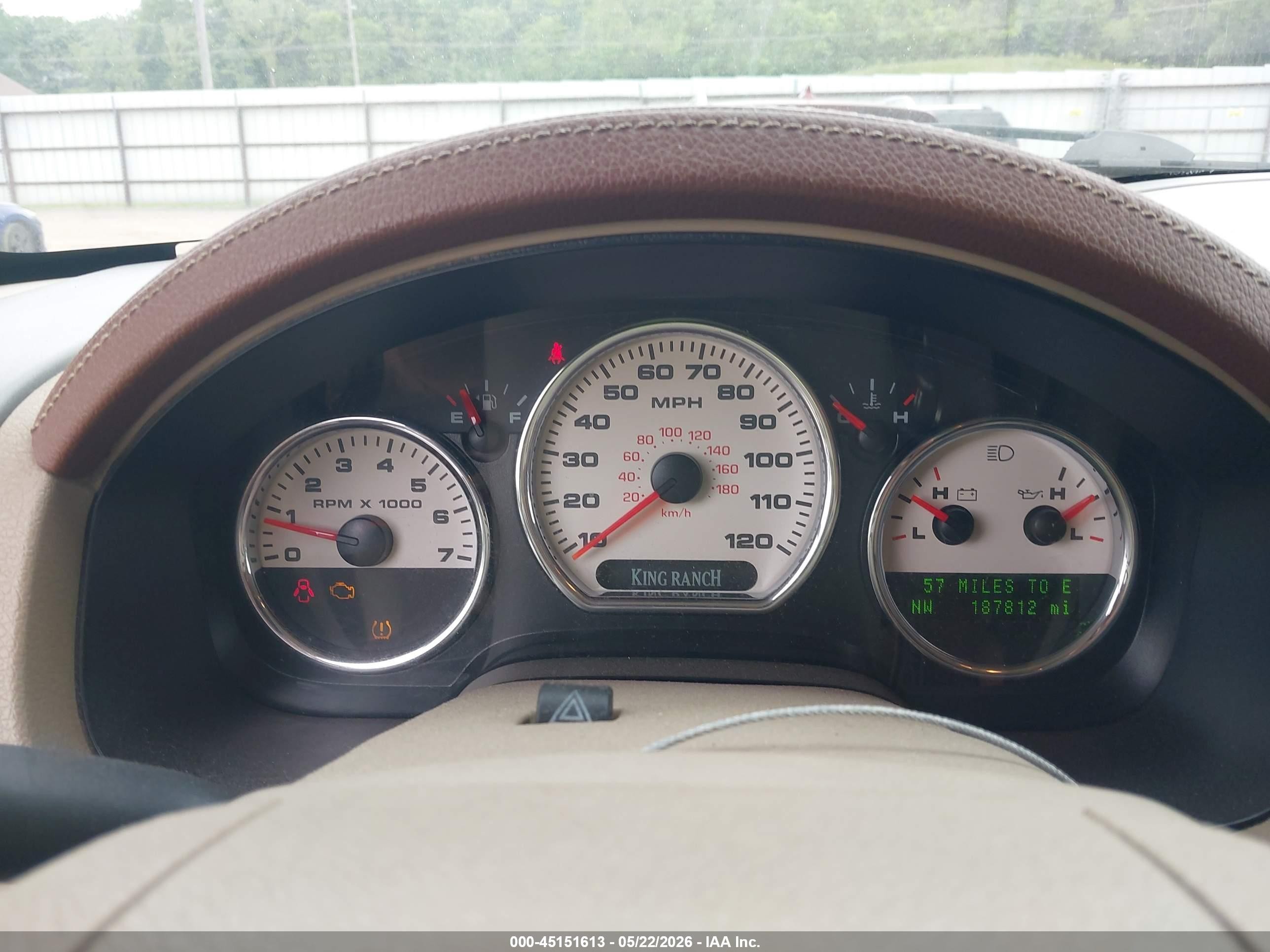 2007 Ford F-150 Fx4/lariat/xlt Maroon vin: 1FTPW14V27KA81090