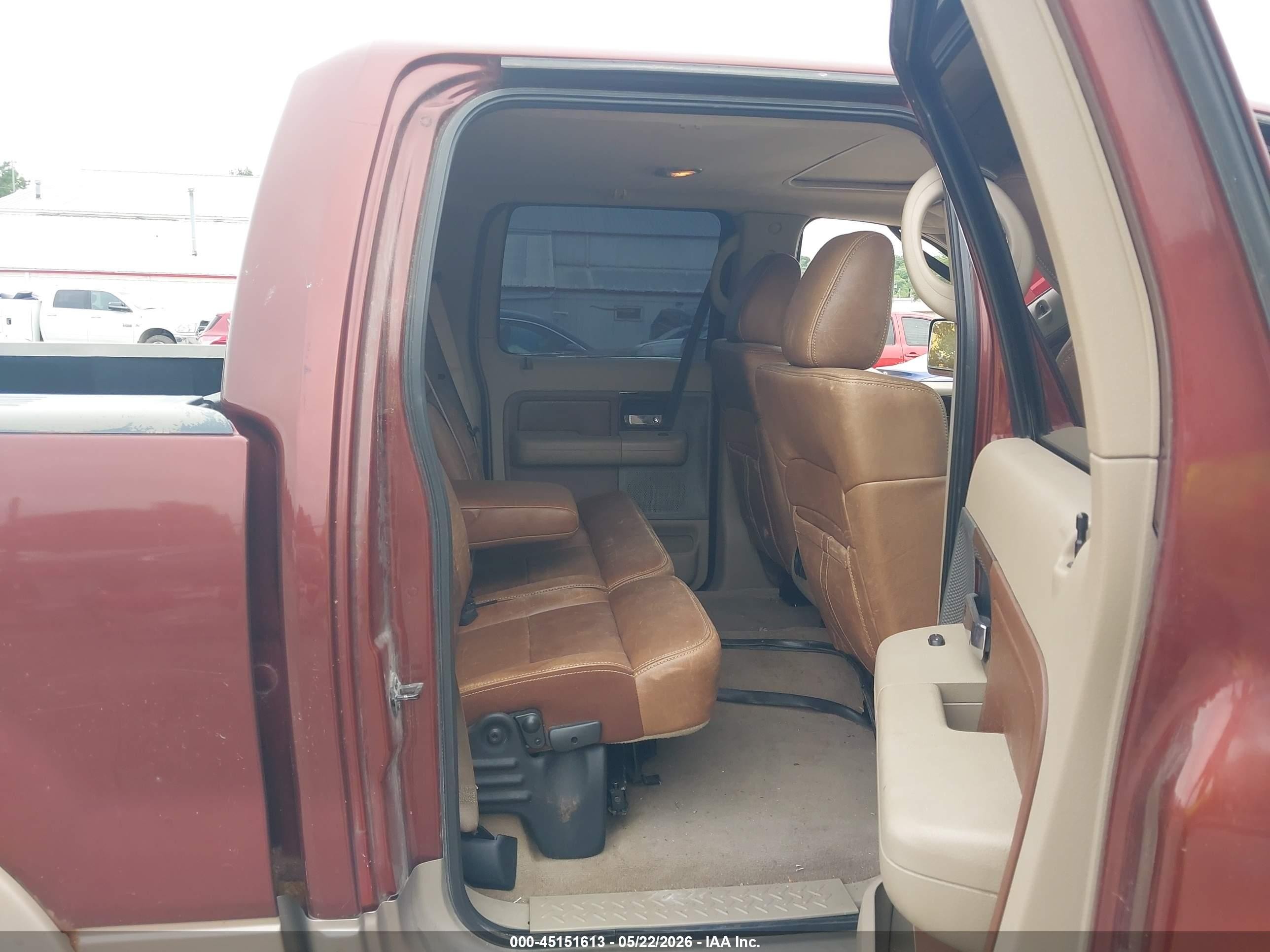 2007 Ford F-150 Fx4/lariat/xlt Maroon vin: 1FTPW14V27KA81090