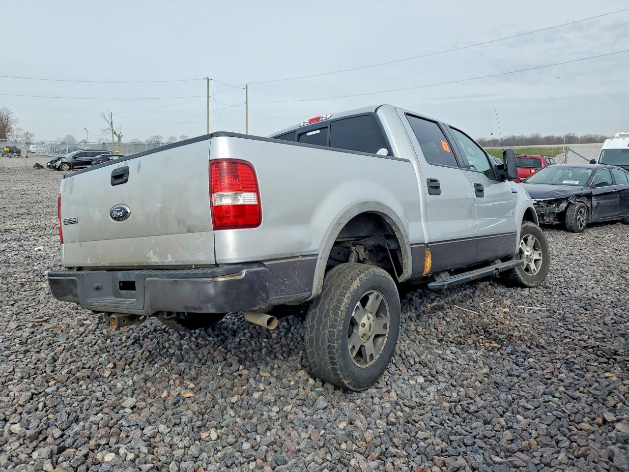 2007 Ford F150 Supercrew Silver vin: 1FTPW14V27KD06432