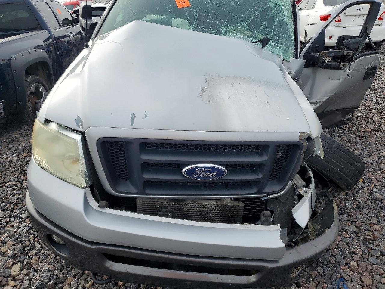 2007 Ford F150 Supercrew Silver vin: 1FTPW14V27KD06432