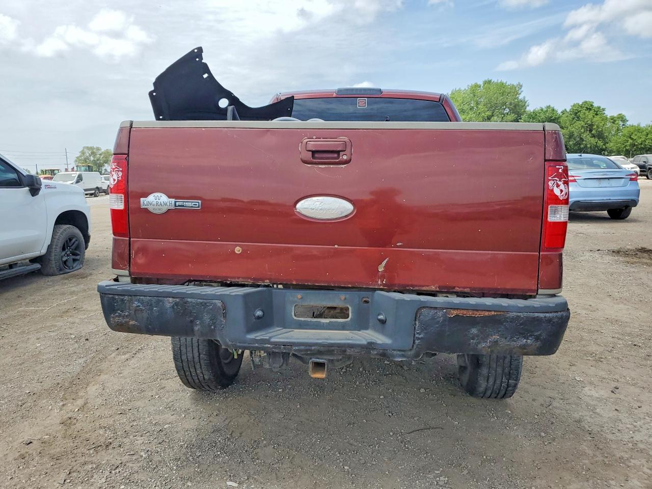 2007 Ford F150 Supercrew Темно-бордовый vin: 1FTPW14V27KD09962