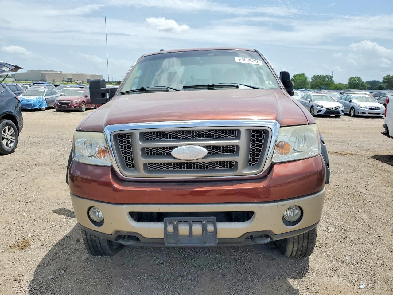 2007 Ford F150 Supercrew Темно-бордовый vin: 1FTPW14V27KD09962