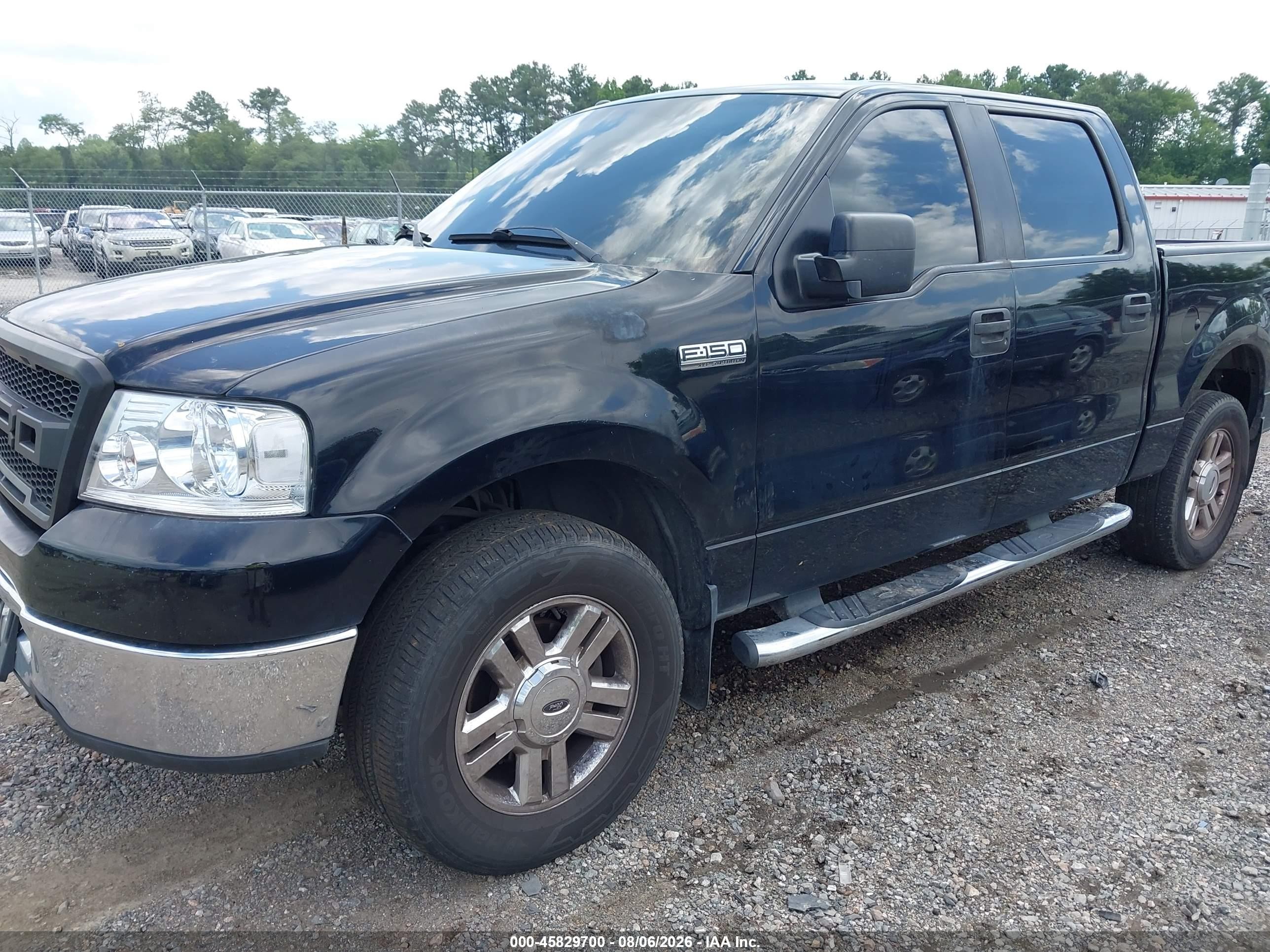 2008 Ford F-150 60th Anniversary/fx4/king Ranch/lariat/xlt Black vin: 1FTPW14V28FA35348