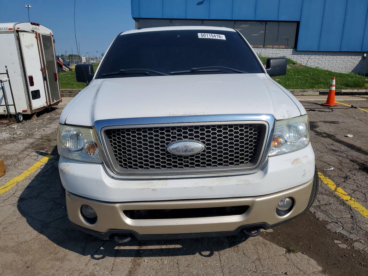 2008 Ford F150 Supercrew White vin: 1FTPW14V28FA51789