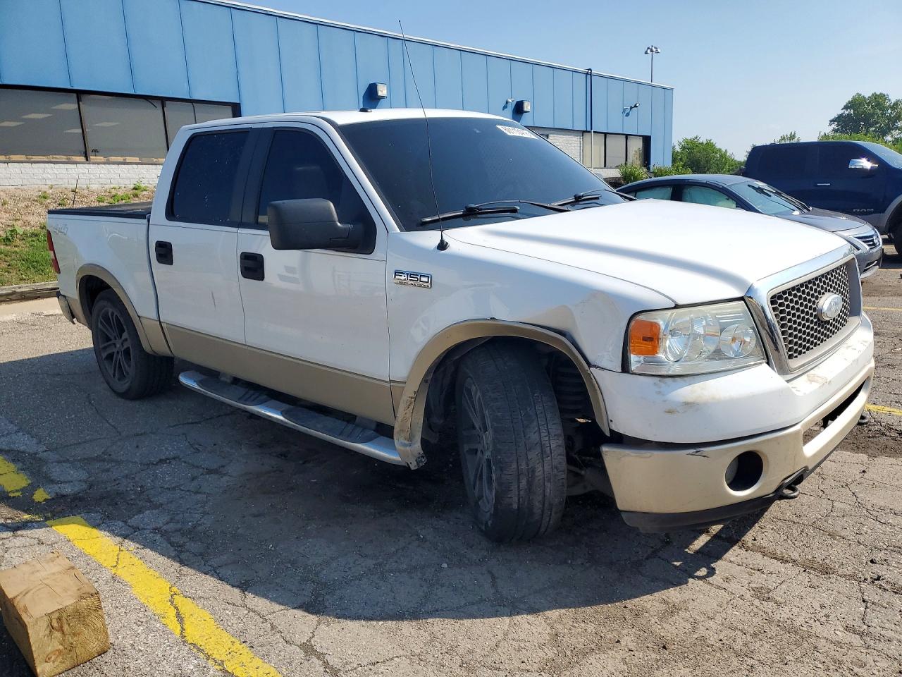 2008 Ford F150 Supercrew White vin: 1FTPW14V28FA51789