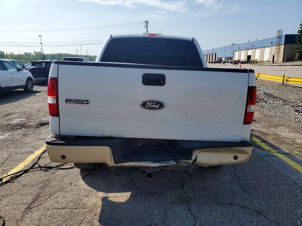 2008 Ford F150 Supercrew White vin: 1FTPW14V28FA51789