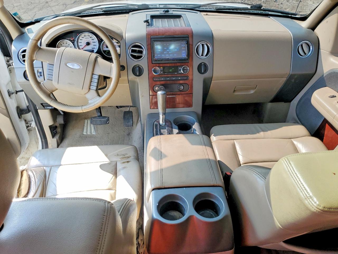 2008 Ford F150 Supercrew White vin: 1FTPW14V28FA51789