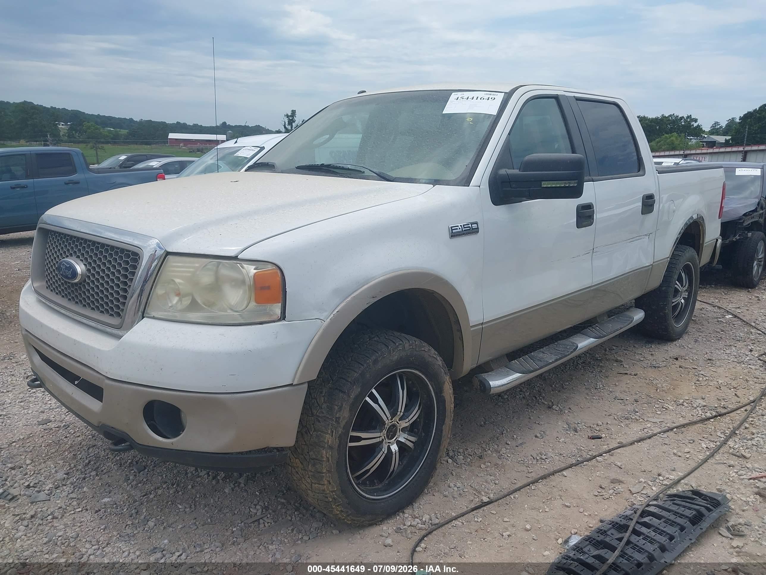 2008 Ford F-150 60th Anniversary/fx4/king Ranch/lariat/xlt White vin: 1FTPW14V28FA62386