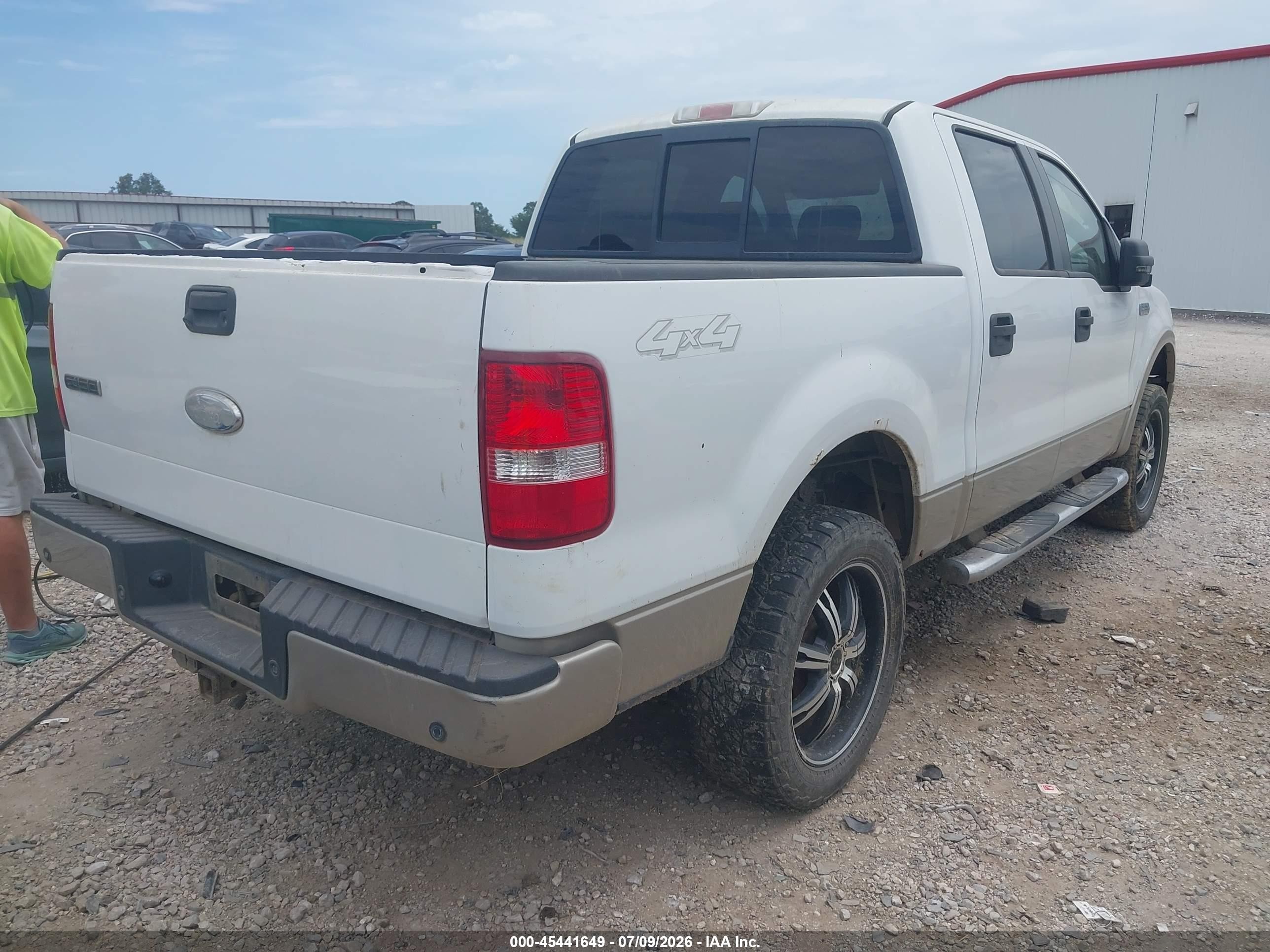 2008 Ford F-150 60th Anniversary/fx4/king Ranch/lariat/xlt White vin: 1FTPW14V28FA62386