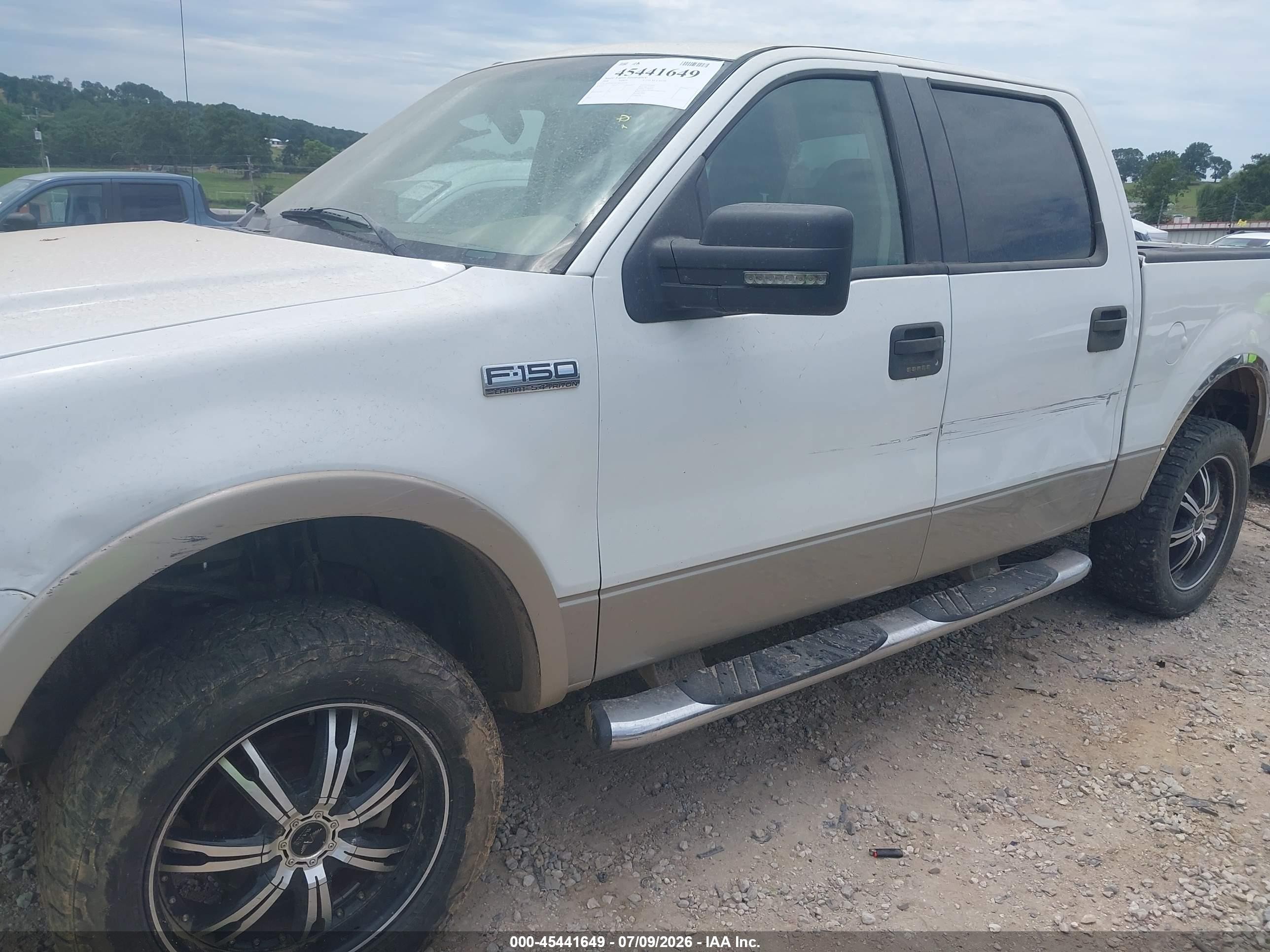 2008 Ford F-150 60th Anniversary/fx4/king Ranch/lariat/xlt White vin: 1FTPW14V28FA62386