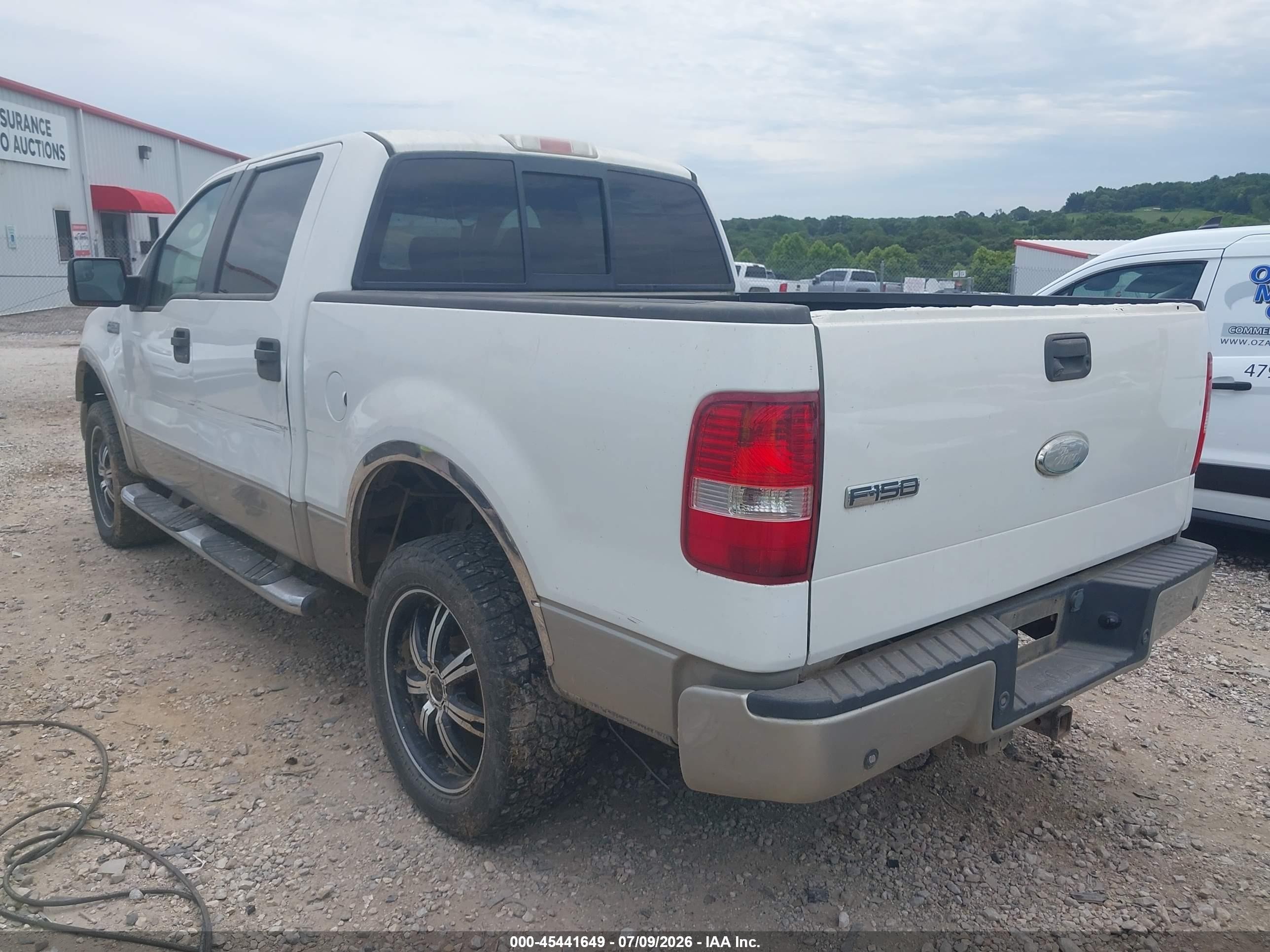2008 Ford F-150 60th Anniversary/fx4/king Ranch/lariat/xlt White vin: 1FTPW14V28FA62386