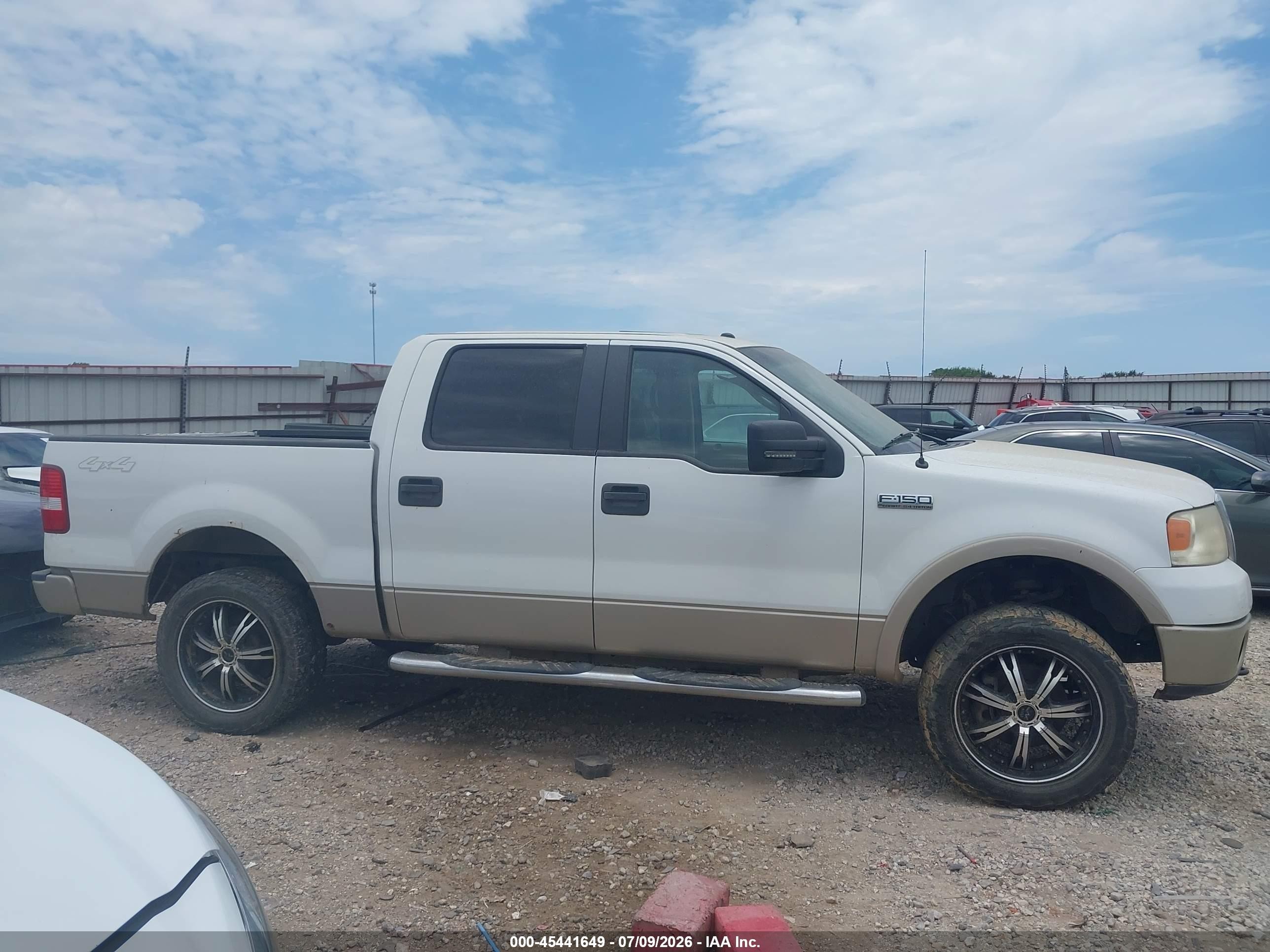 2008 Ford F-150 60th Anniversary/fx4/king Ranch/lariat/xlt White vin: 1FTPW14V28FA62386