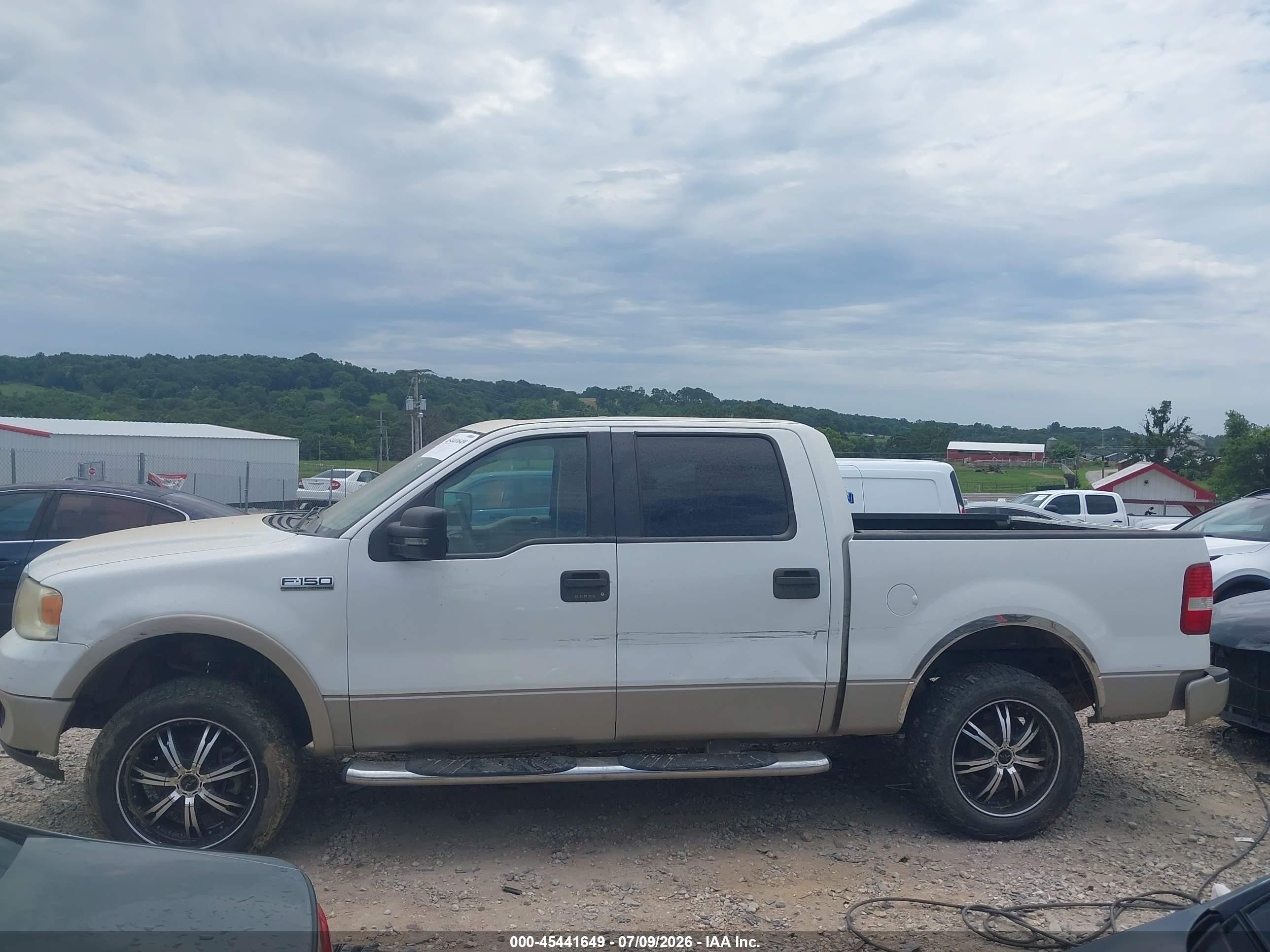 2008 Ford F-150 60th Anniversary/fx4/king Ranch/lariat/xlt White vin: 1FTPW14V28FA62386