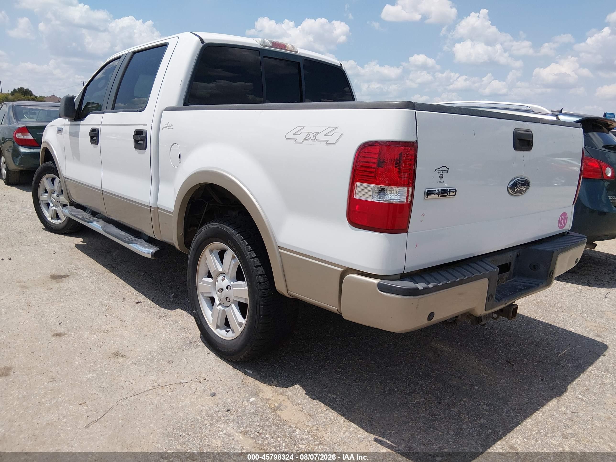 2008 Ford F-150   White vin: 1FTPW14V28FB48328