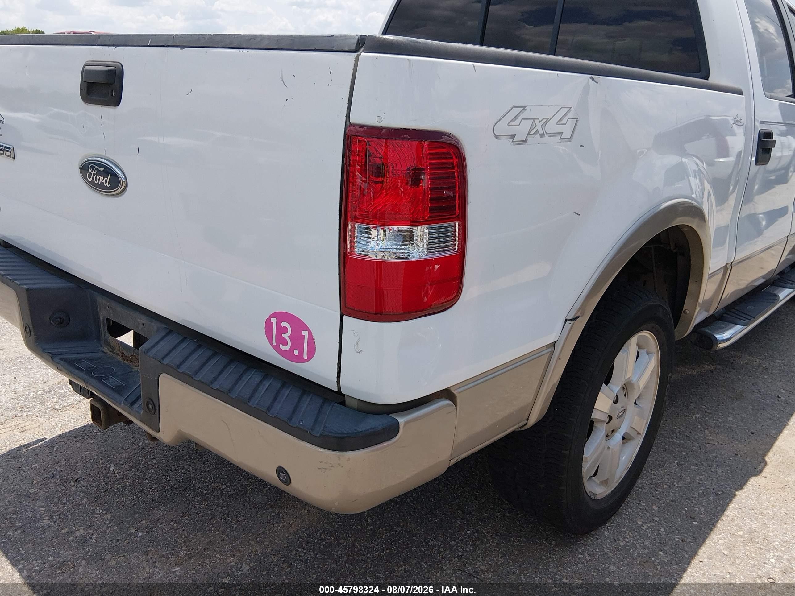 2008 Ford F-150   White vin: 1FTPW14V28FB48328