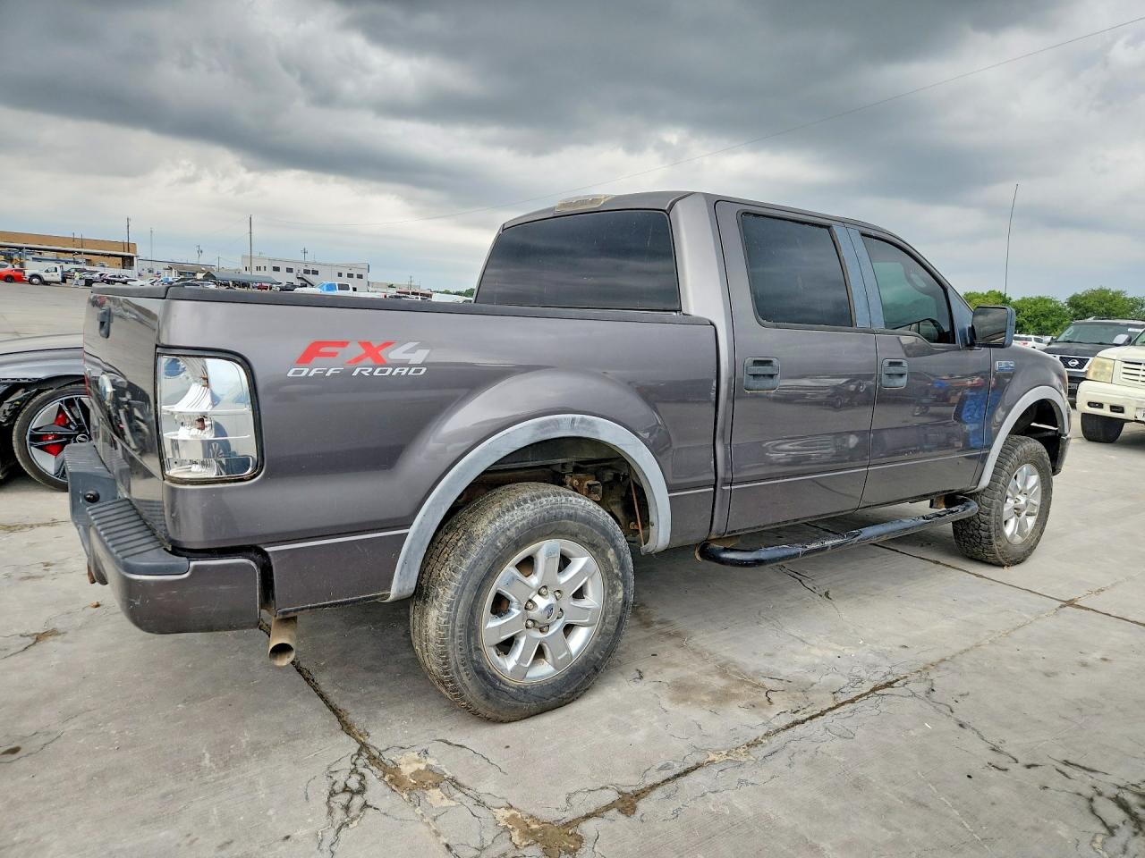 2008 Ford F150 Supercrew Gray vin: 1FTPW14V28FB55053