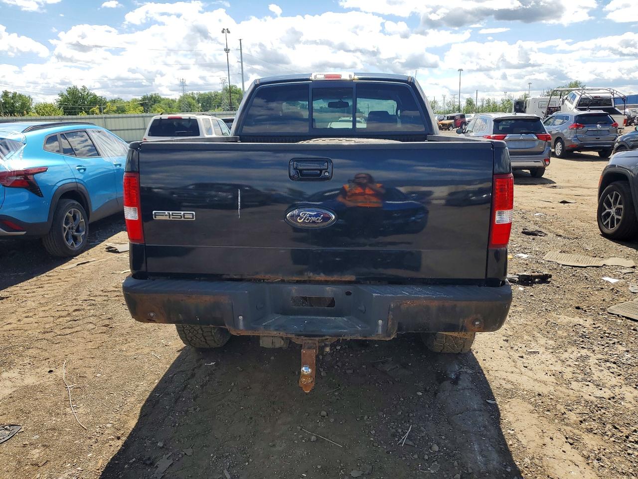 2008 Ford F150 Supercrew Black vin: 1FTPW14V28FC01349