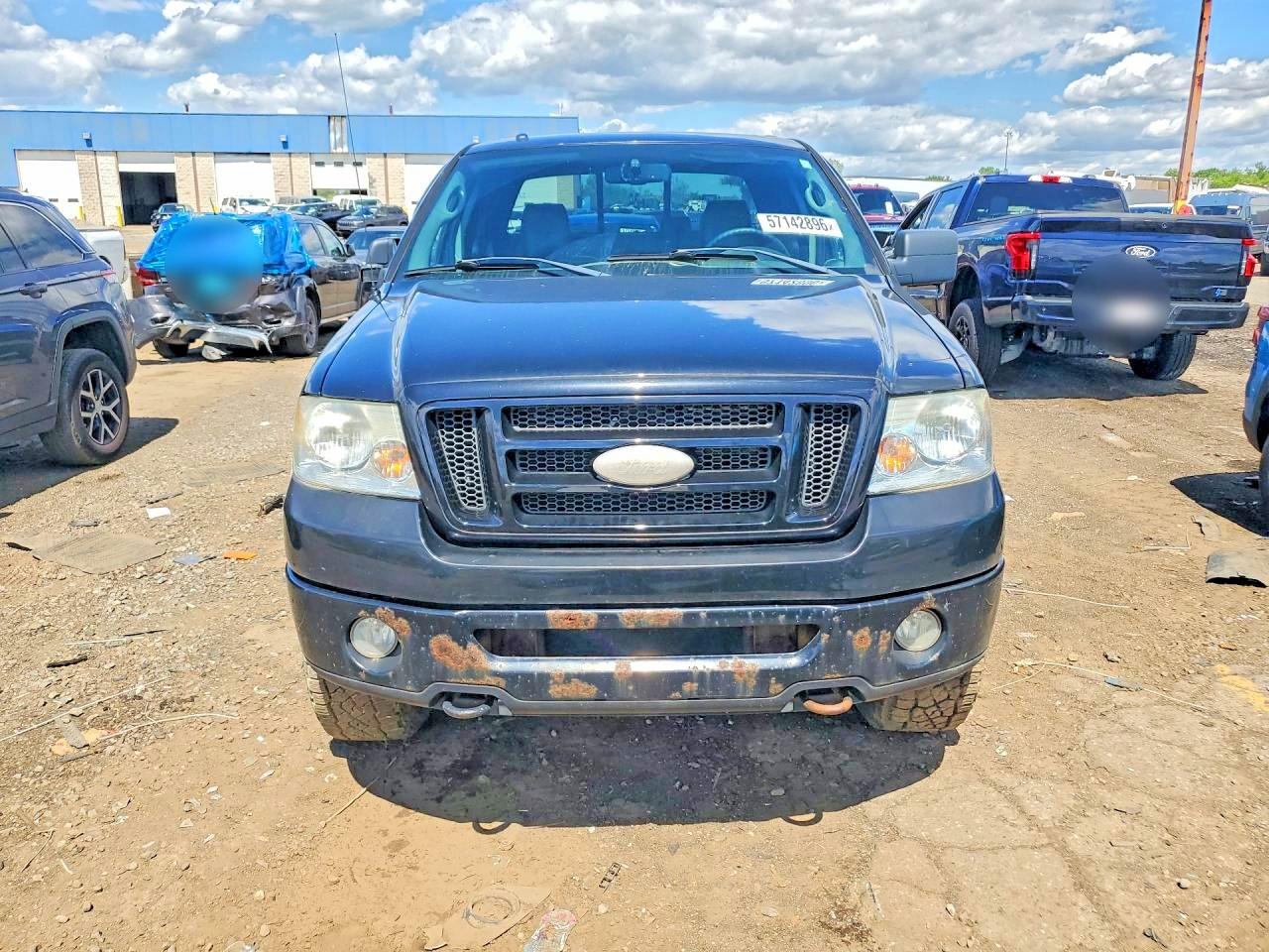 2008 Ford F150 Supercrew Black vin: 1FTPW14V28FC01349