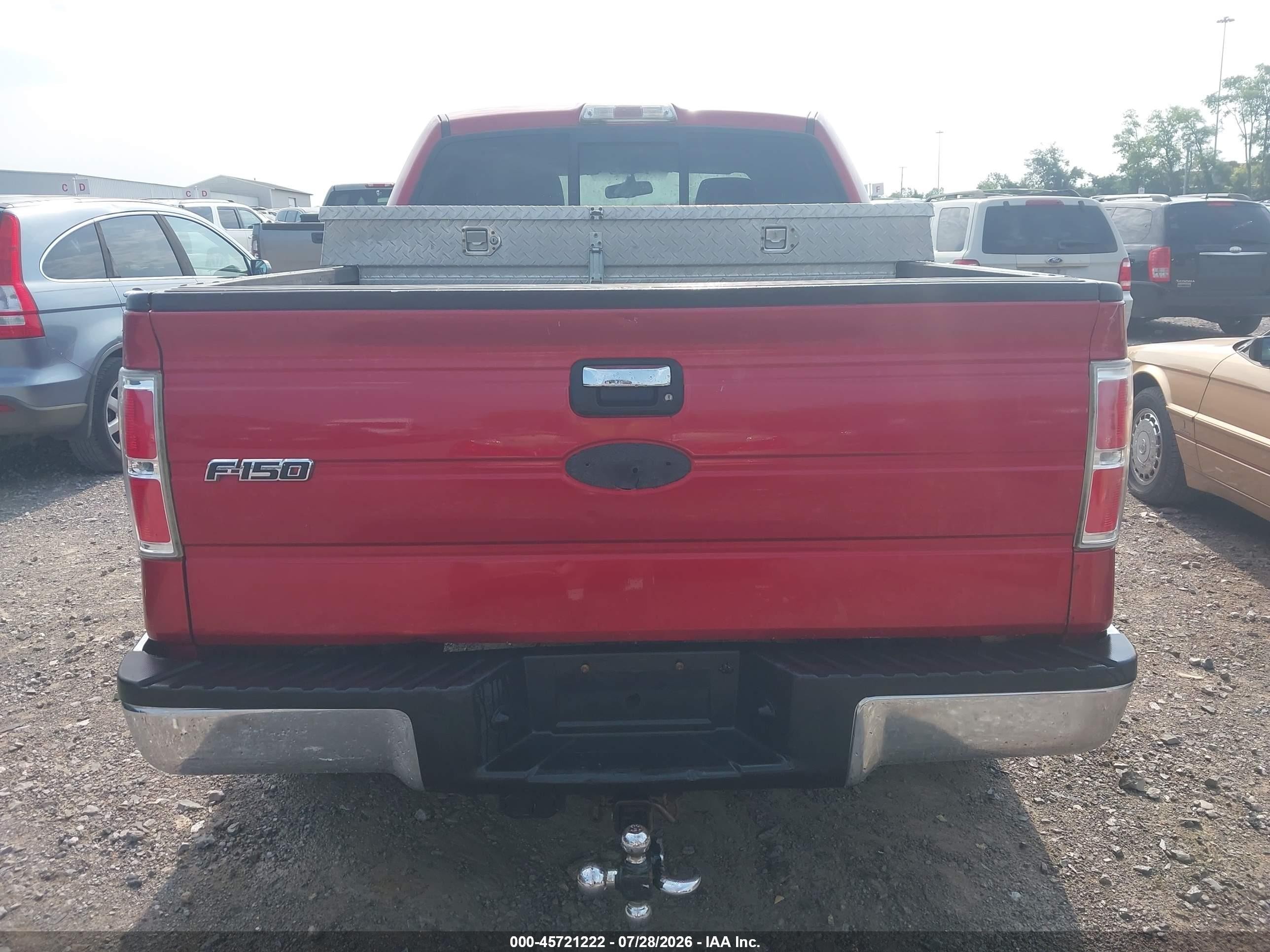 2009 Ford F-150 Fx4/king Ranch/lariat/platinum/xl/xlt Maroon vin: 1FTPW14V29FA11567
