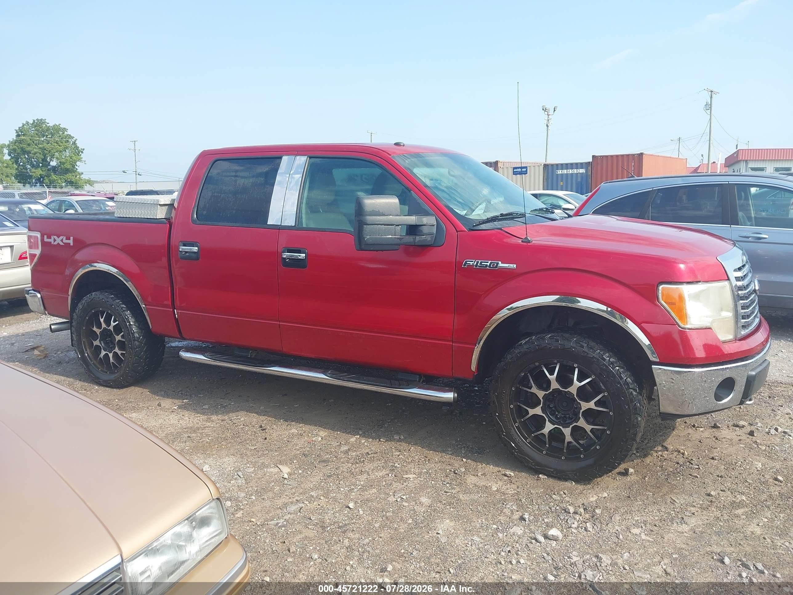 2009 Ford F-150 Fx4/king Ranch/lariat/platinum/xl/xlt Maroon vin: 1FTPW14V29FA11567