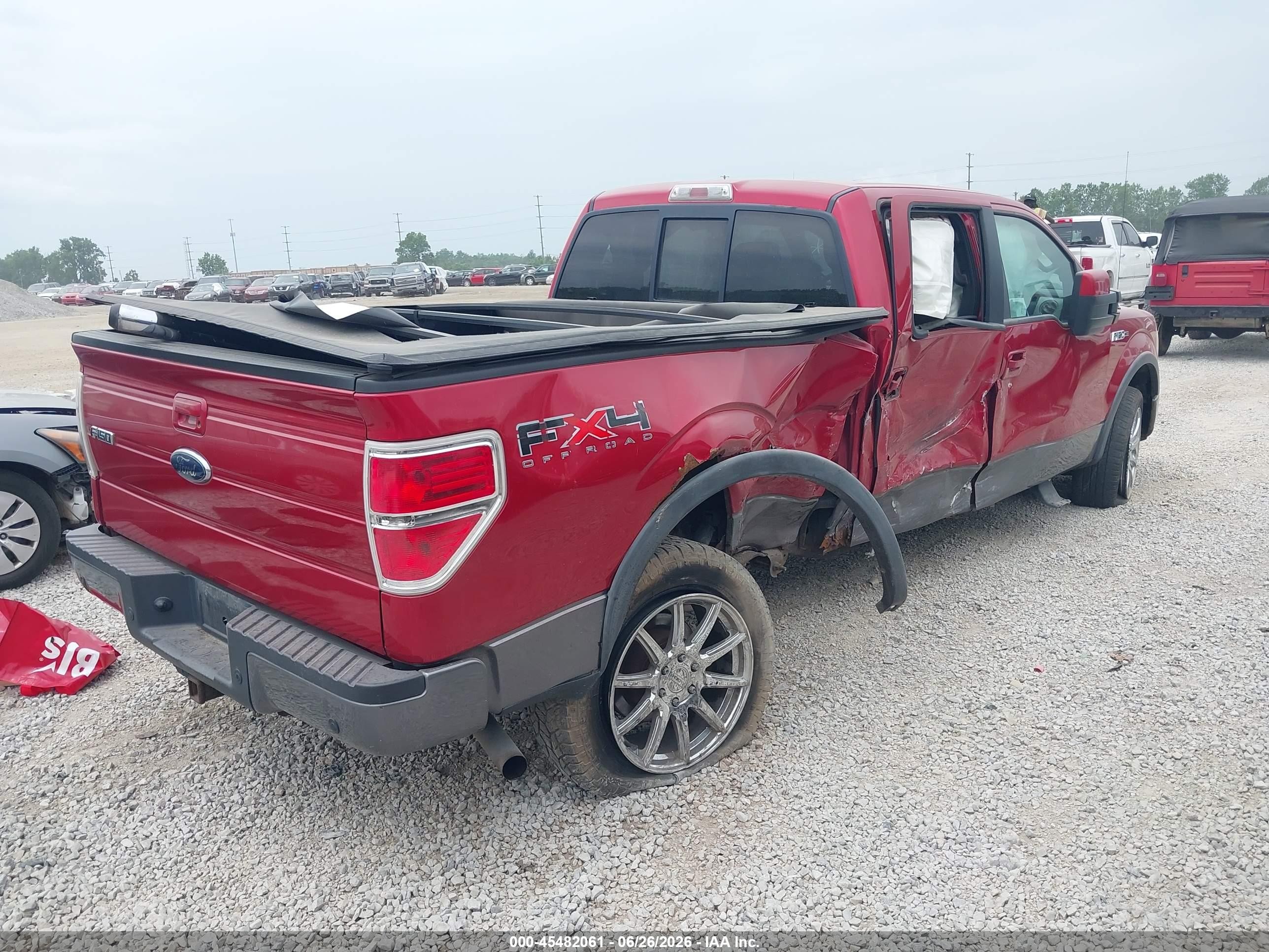 2009 Ford F-150 Fx4/king Ranch/lariat/platinum/xl/xlt Red vin: 1FTPW14V29FA46061