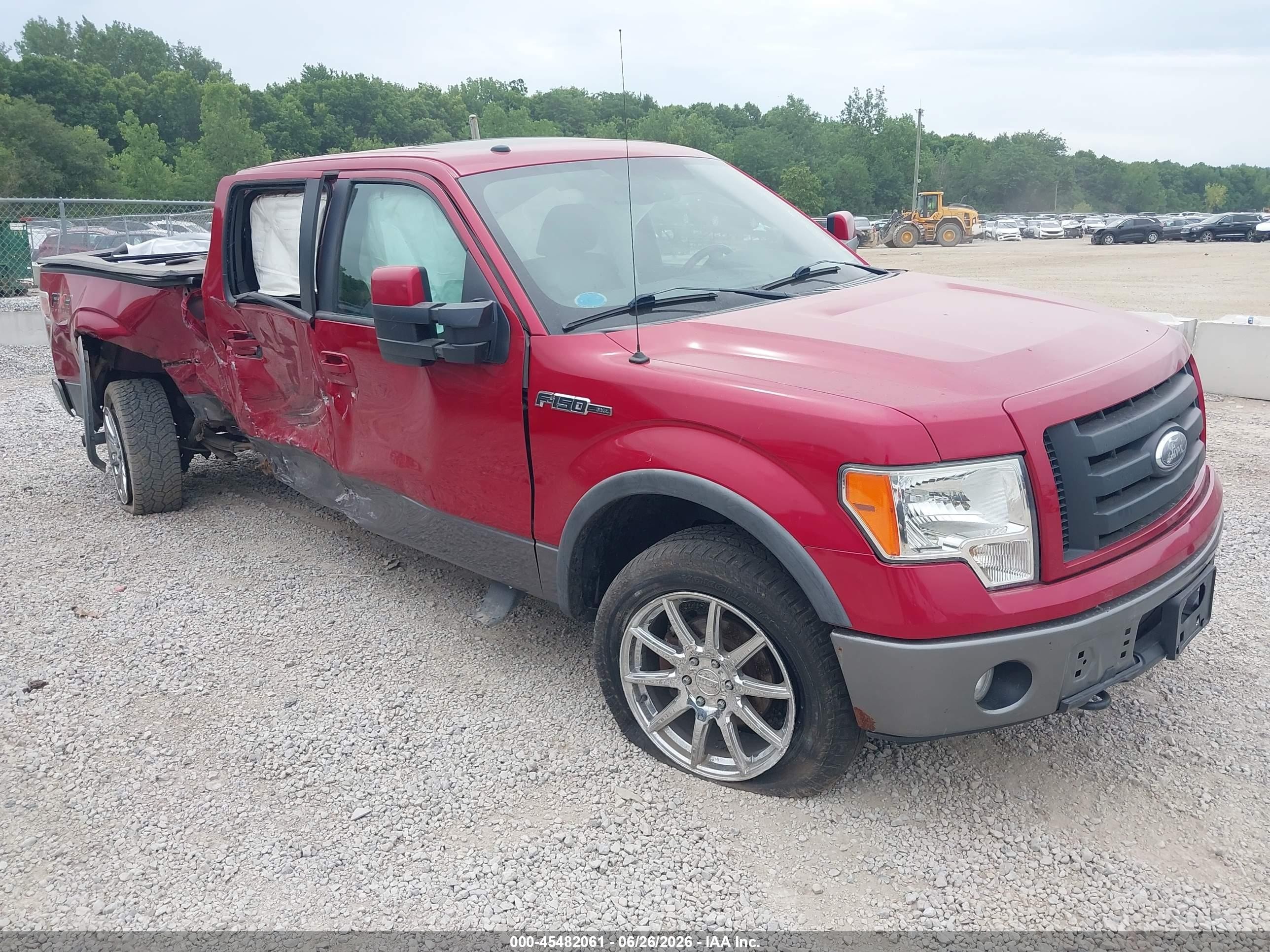 2009 Ford F-150 Fx4/king Ranch/lariat/platinum/xl/xlt Red vin: 1FTPW14V29FA46061