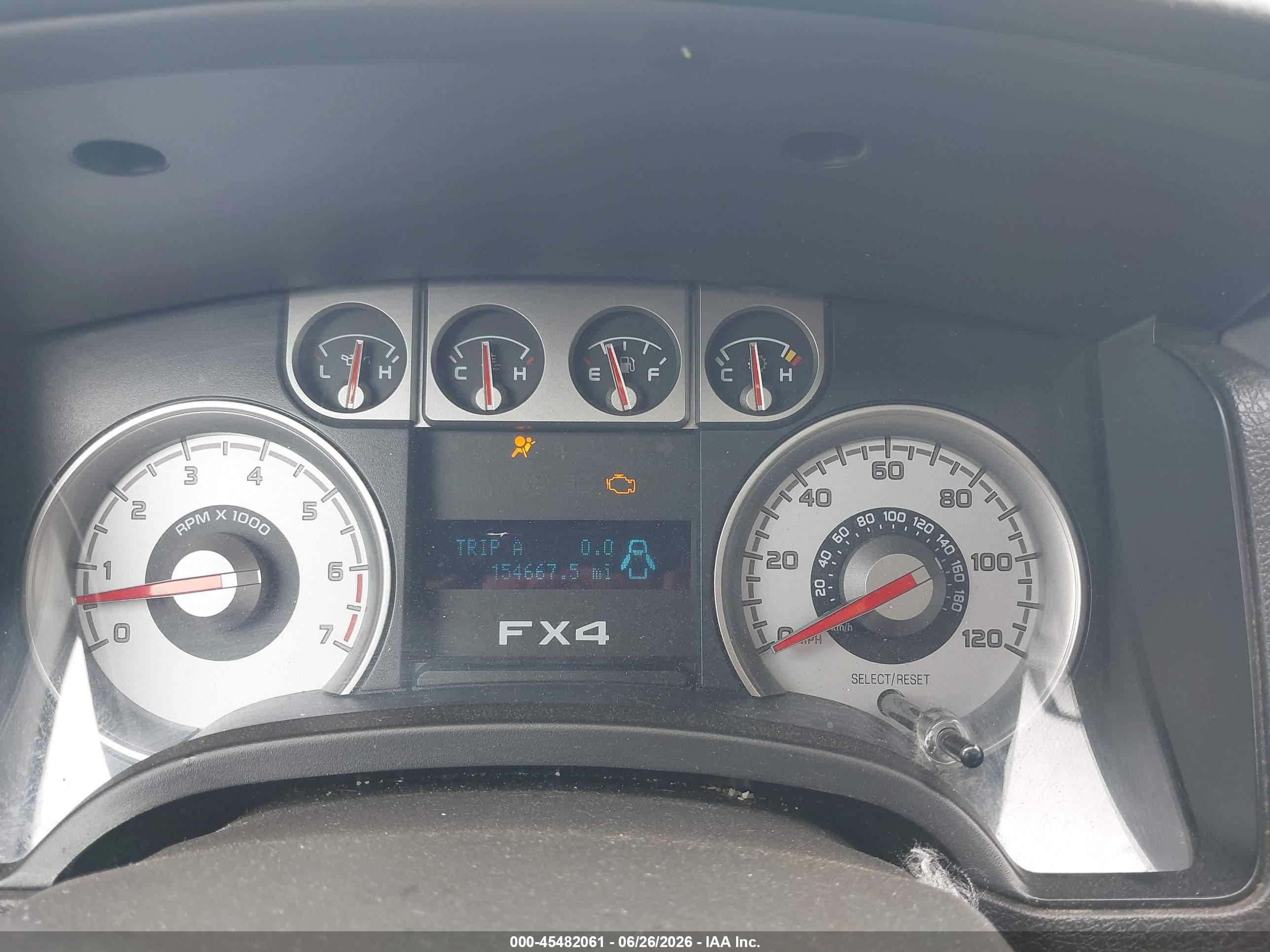 2009 Ford F-150 Fx4/king Ranch/lariat/platinum/xl/xlt Red vin: 1FTPW14V29FA46061