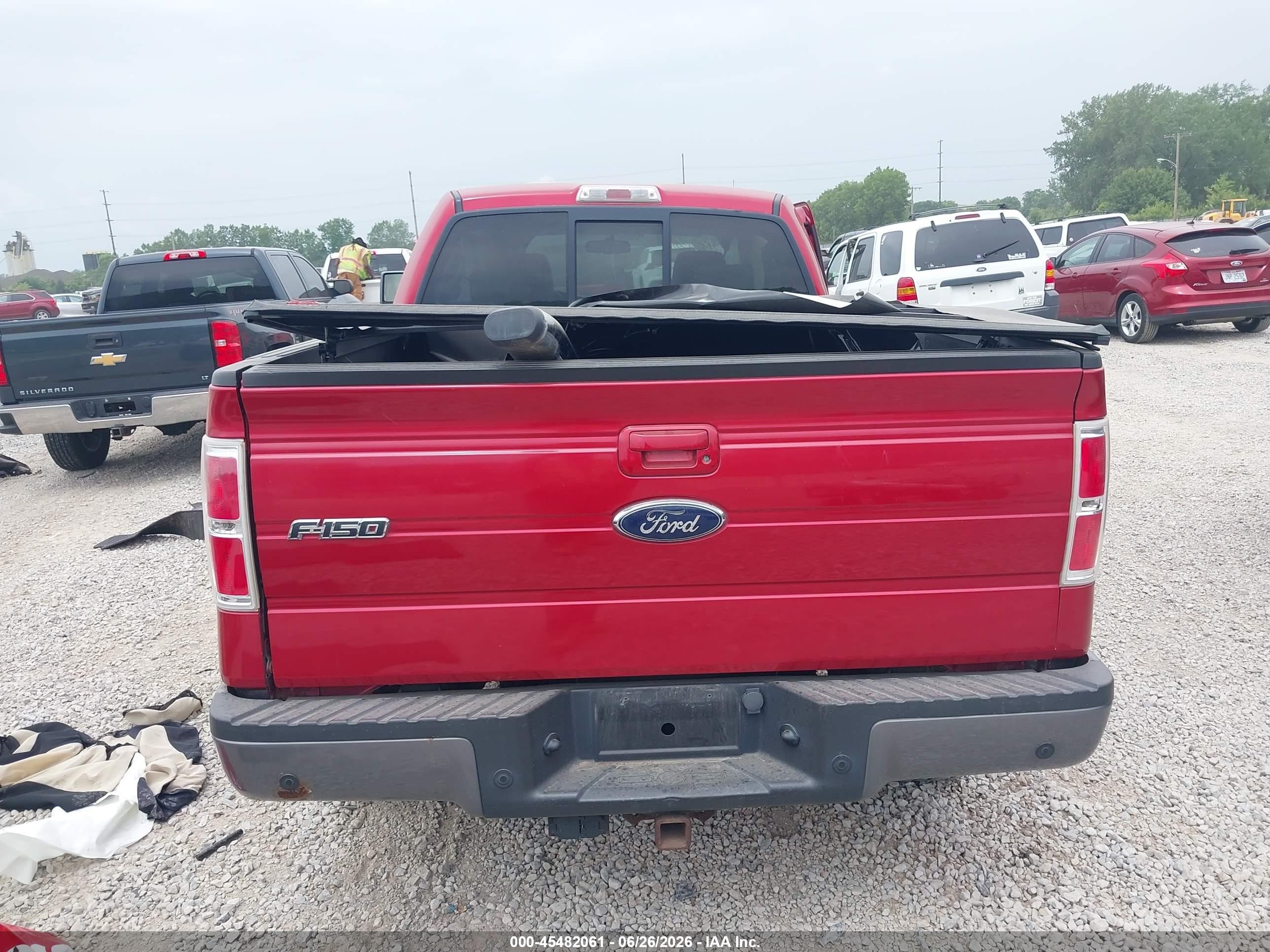 2009 Ford F-150 Fx4/king Ranch/lariat/platinum/xl/xlt Red vin: 1FTPW14V29FA46061