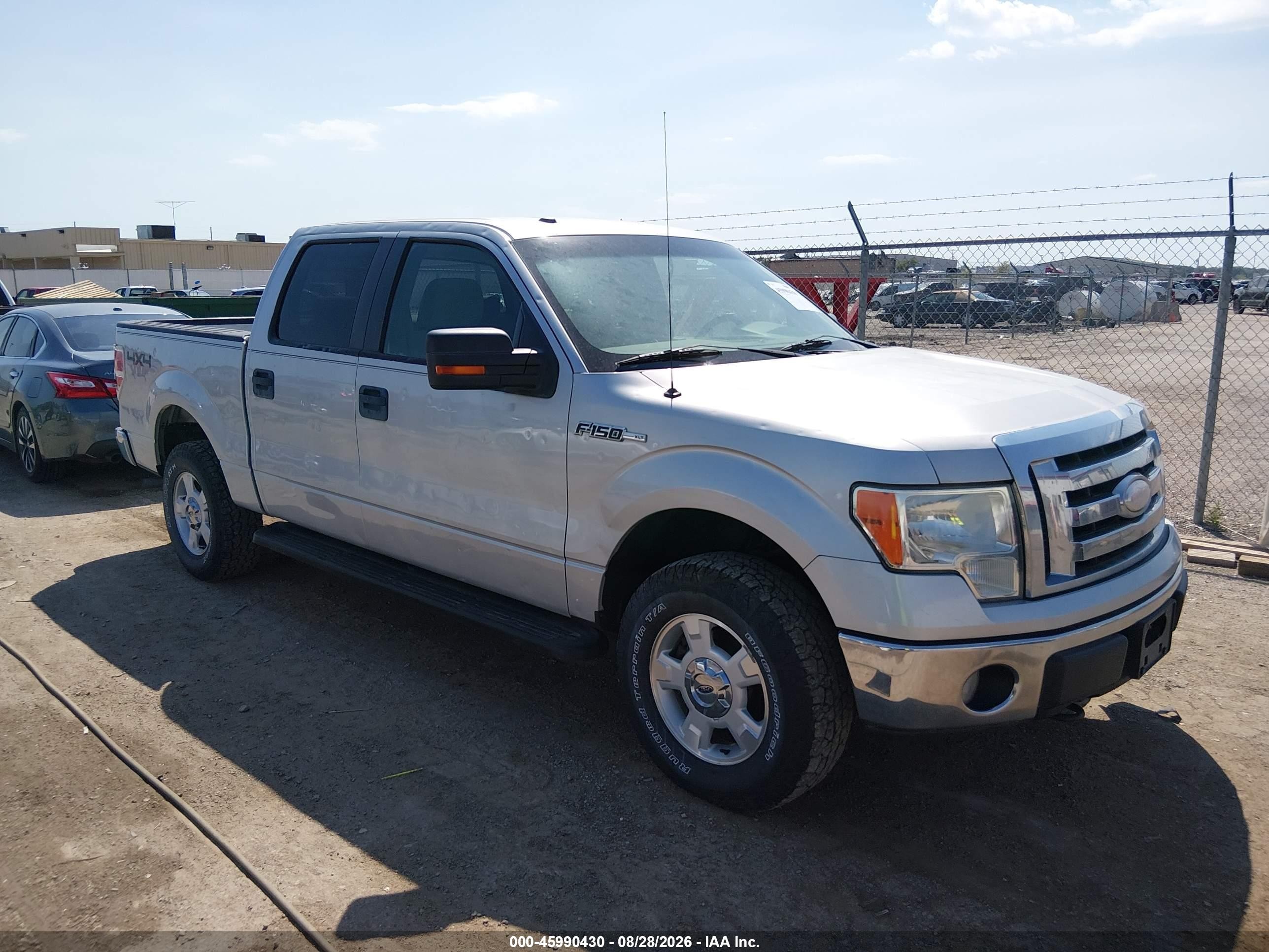 2009 Ford F-150 Fx4/king Ranch/lariat/platinum/xl/xlt Серебряный vin: 1FTPW14V29FA51535