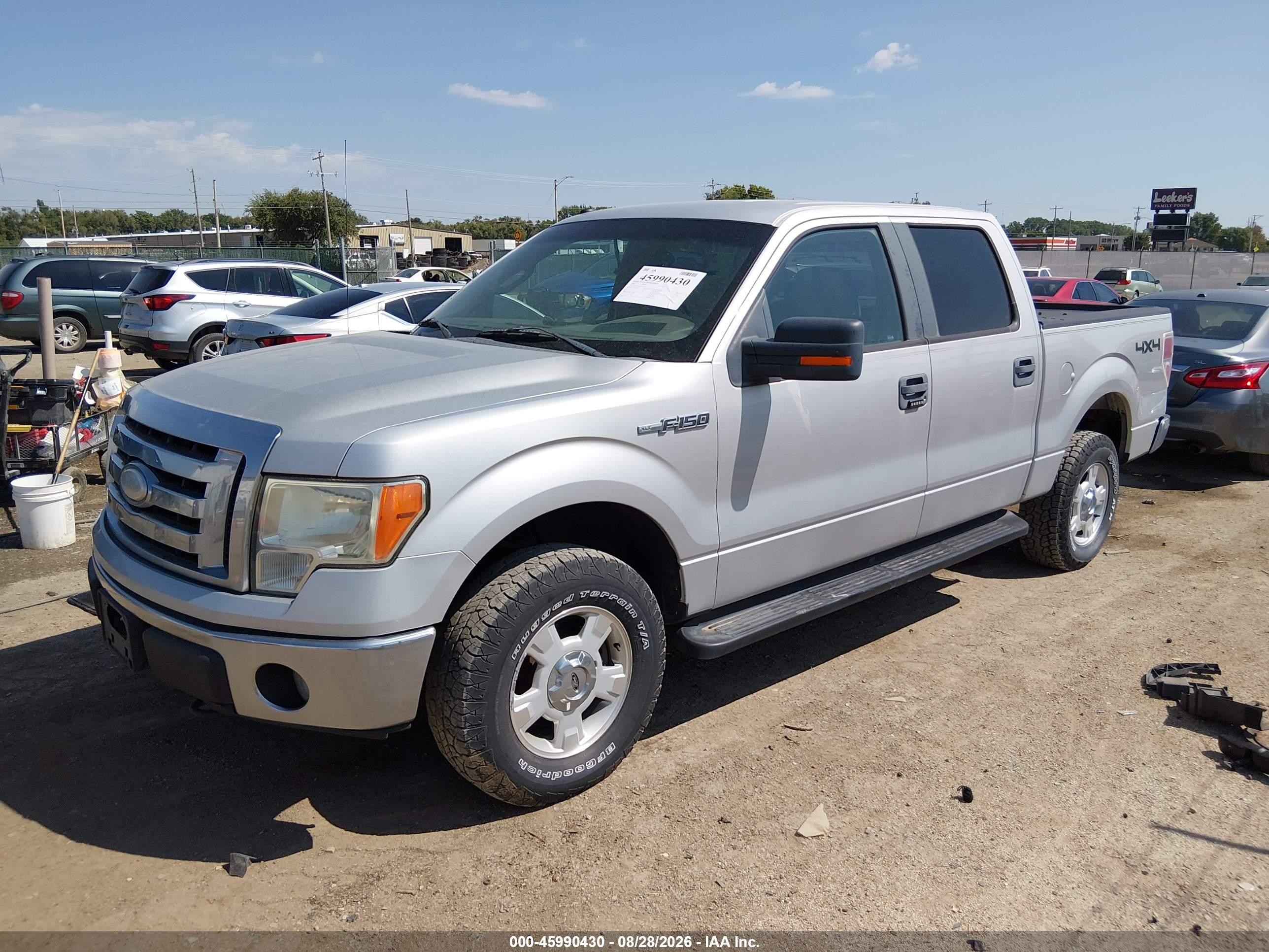 2009 Ford F-150 Fx4/king Ranch/lariat/platinum/xl/xlt Silver vin: 1FTPW14V29FA51535