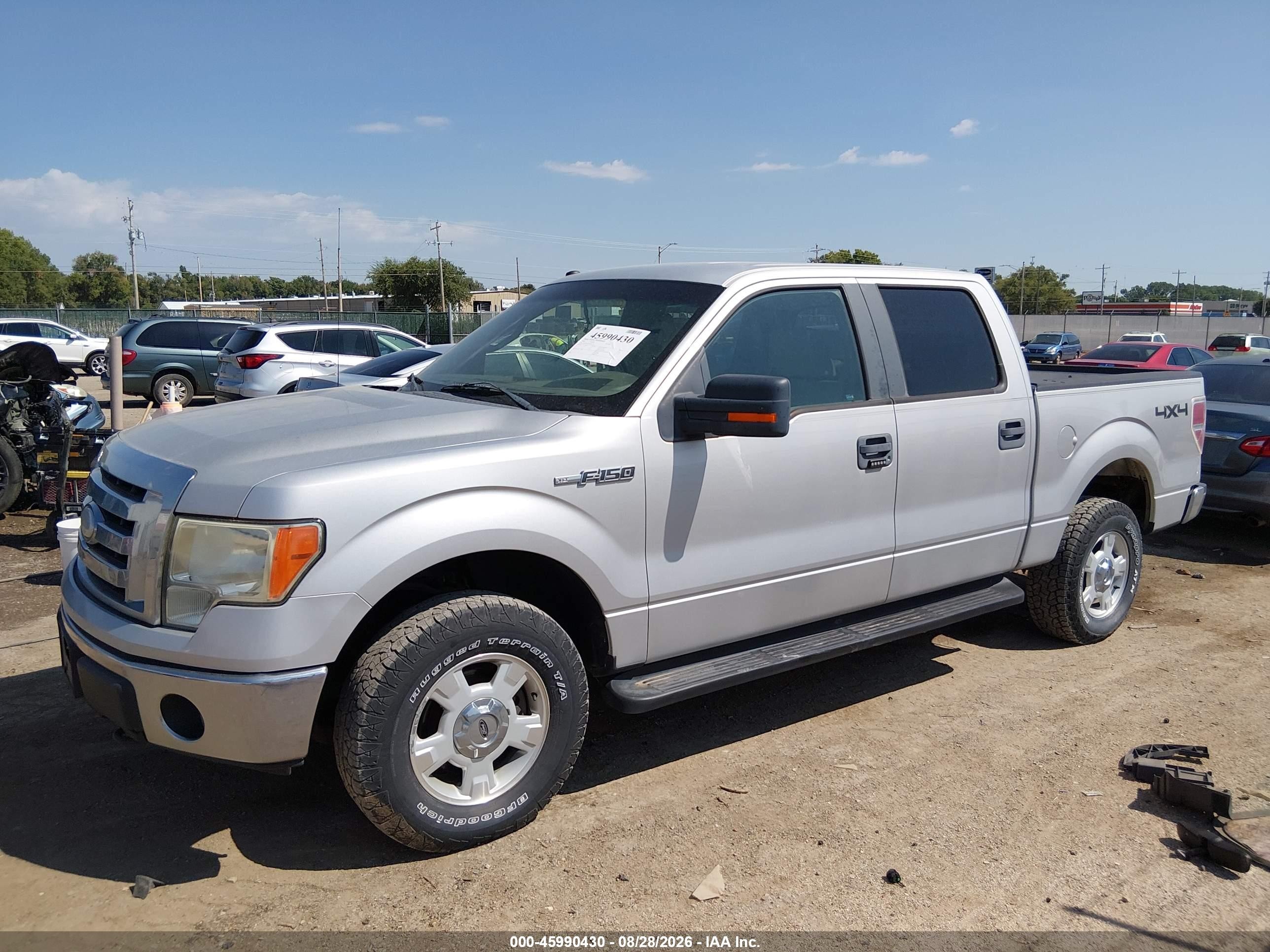 2009 Ford F-150 Fx4/king Ranch/lariat/platinum/xl/xlt Silver vin: 1FTPW14V29FA51535