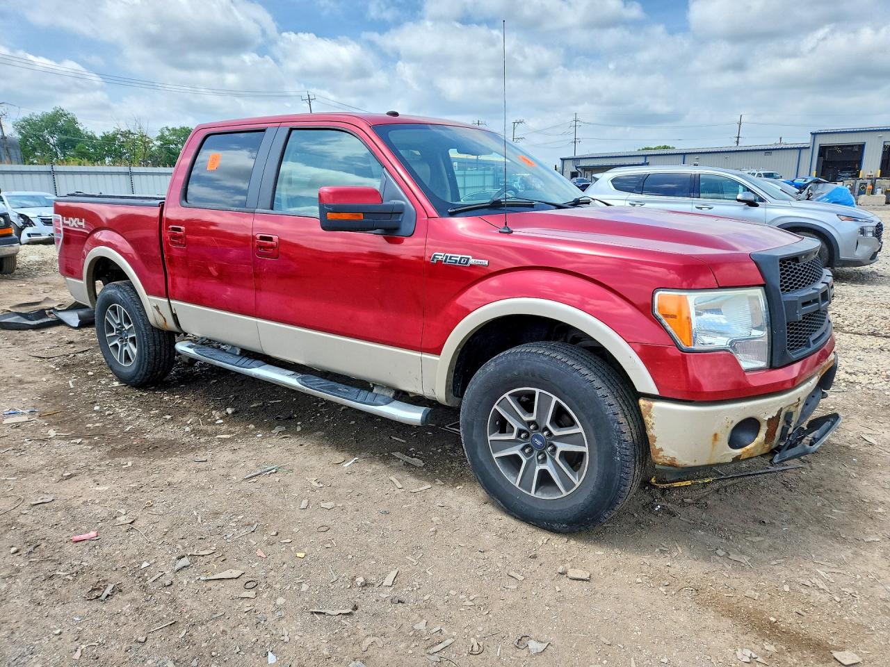 2009 Ford F150 Supercrew Red vin: 1FTPW14V29FA78136