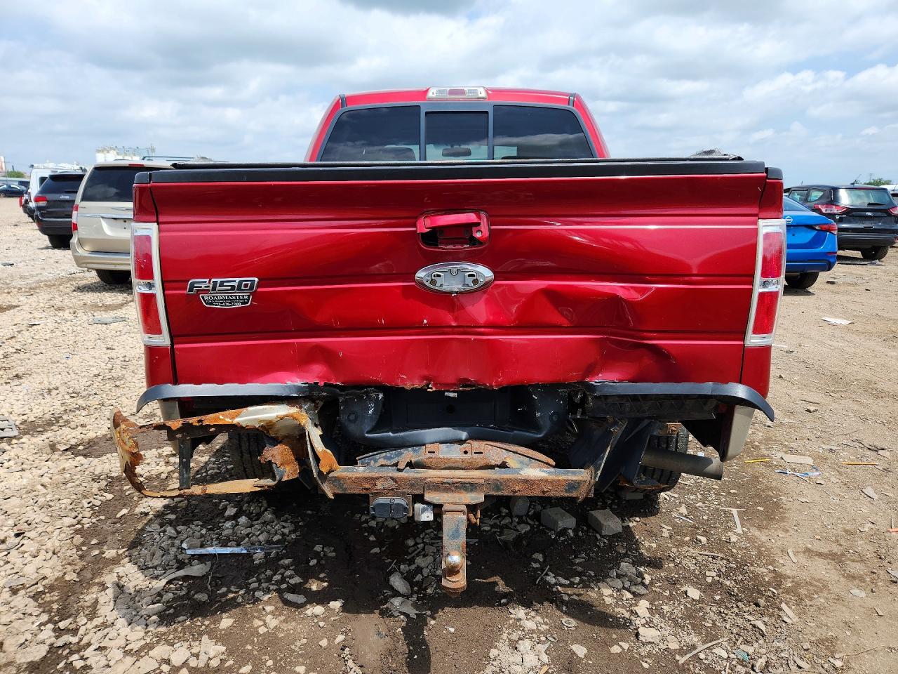 2009 Ford F150 Supercrew Red vin: 1FTPW14V29FA78136