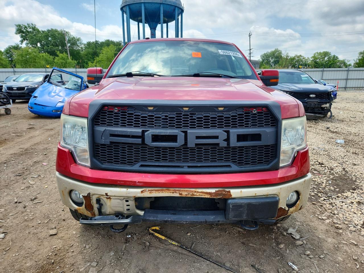 2009 Ford F150 Supercrew Red vin: 1FTPW14V29FA78136