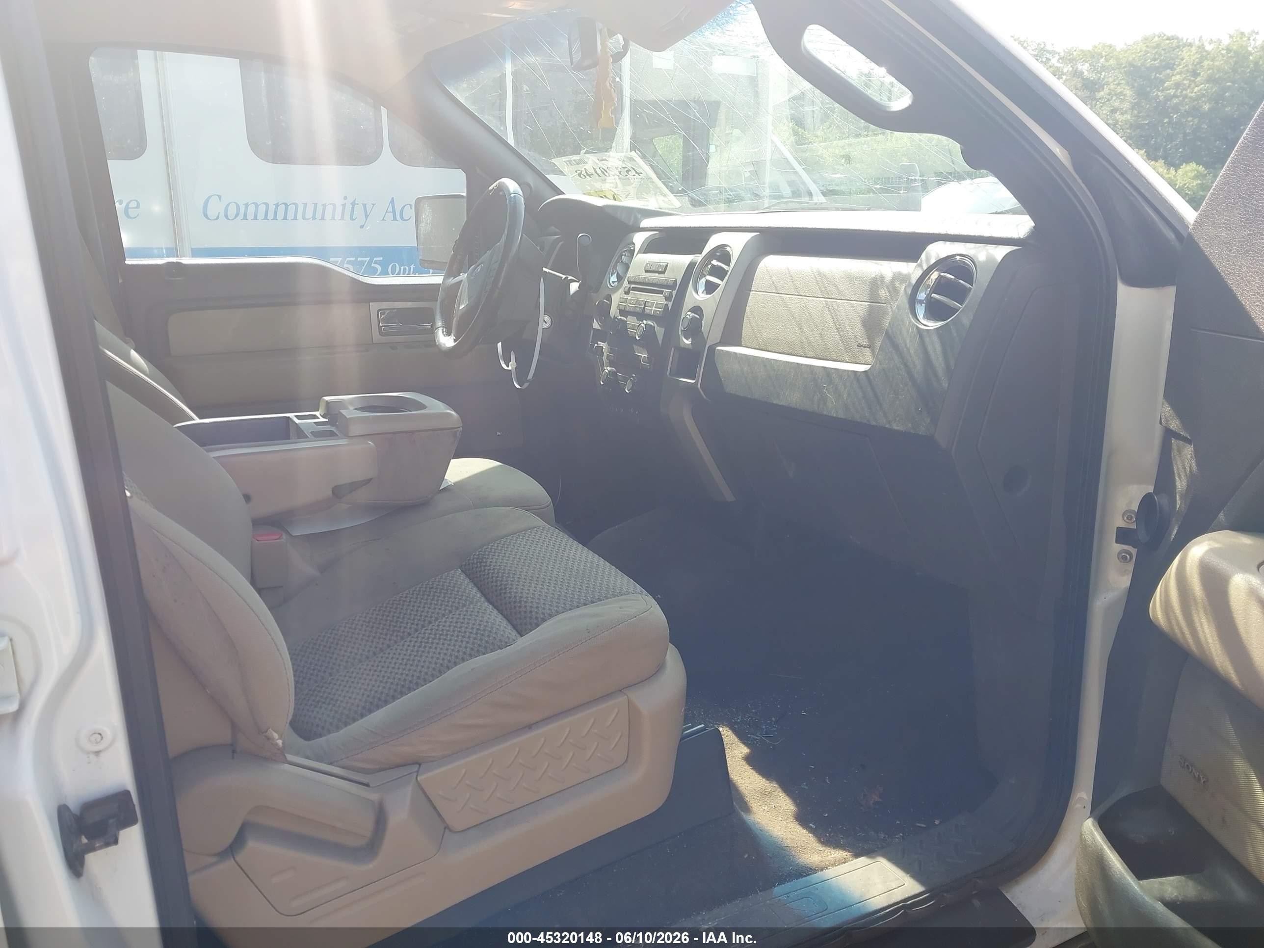 2009 Ford F-150 Fx4/king Ranch/lariat/platinum/xl/xlt White vin: 1FTPW14V29FB23530