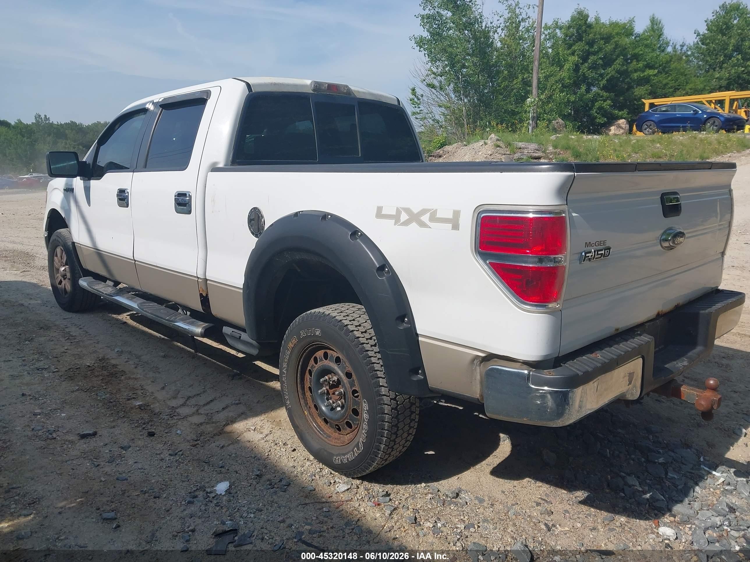 2009 Ford F-150 Fx4/king Ranch/lariat/platinum/xl/xlt White vin: 1FTPW14V29FB23530