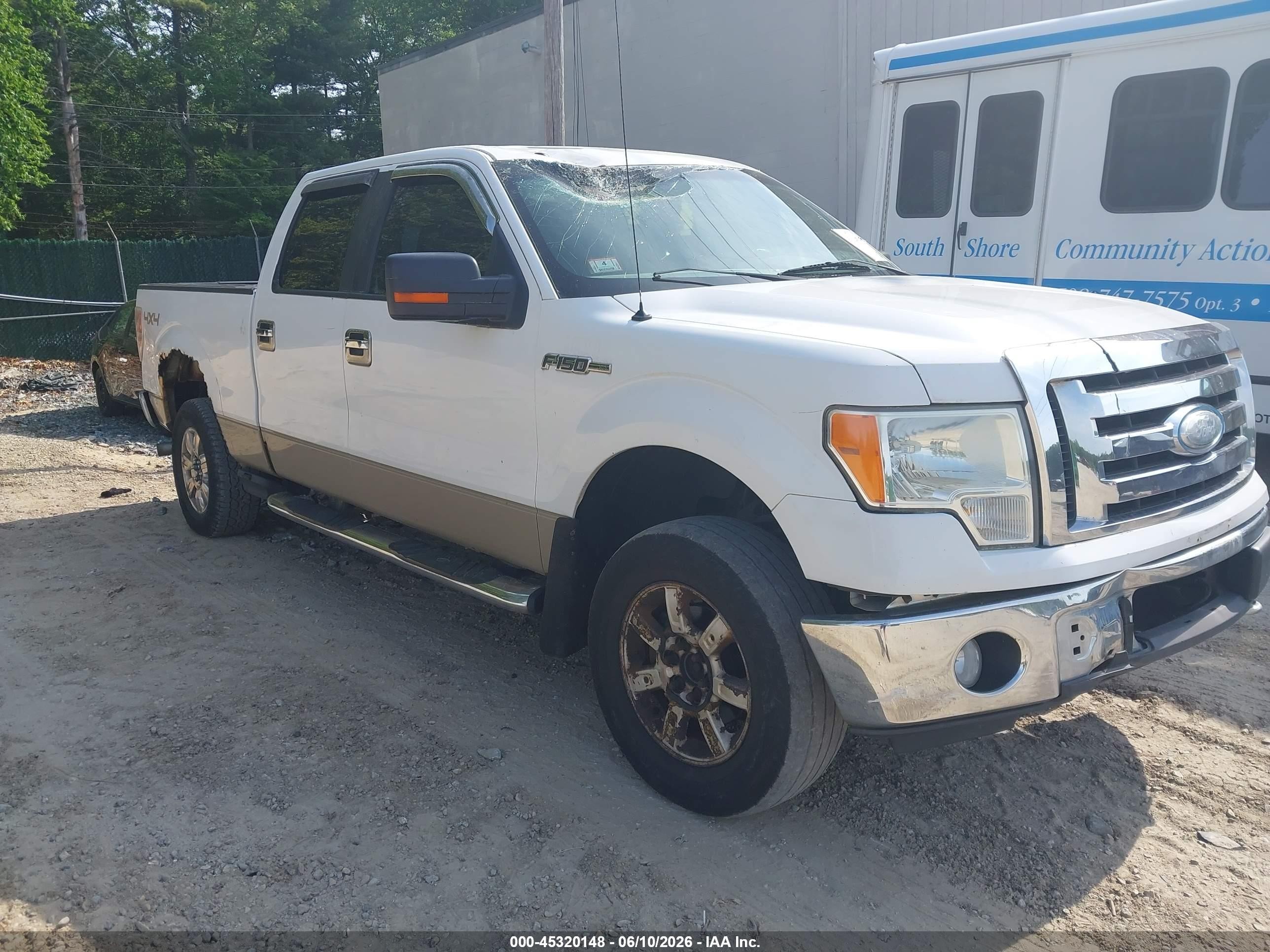 2009 Ford F-150 Fx4/king Ranch/lariat/platinum/xl/xlt White vin: 1FTPW14V29FB23530
