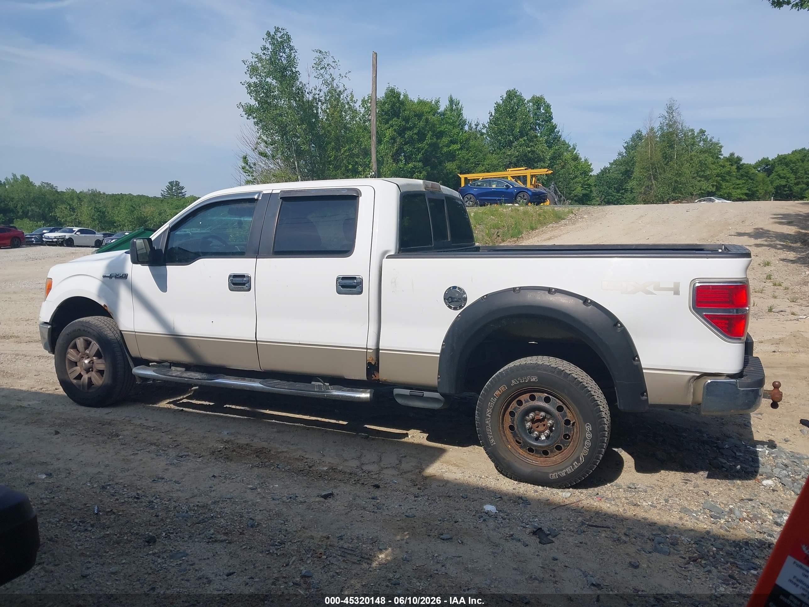 2009 Ford F-150 Fx4/king Ranch/lariat/platinum/xl/xlt White vin: 1FTPW14V29FB23530