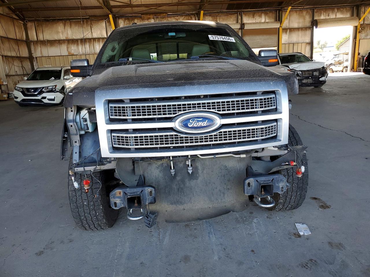 2009 Ford F150 Supercrew Gray vin: 1FTPW14V29FB48492