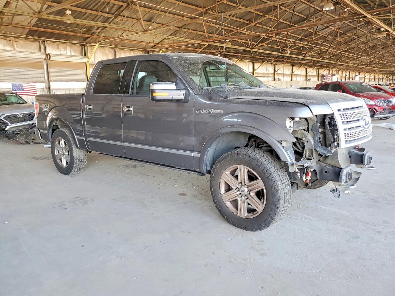 2009 Ford F150 Supercrew Gray vin: 1FTPW14V29FB48492