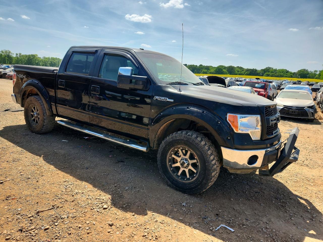2009 Ford F150 Supercrew Black vin: 1FTPW14V29KA45502