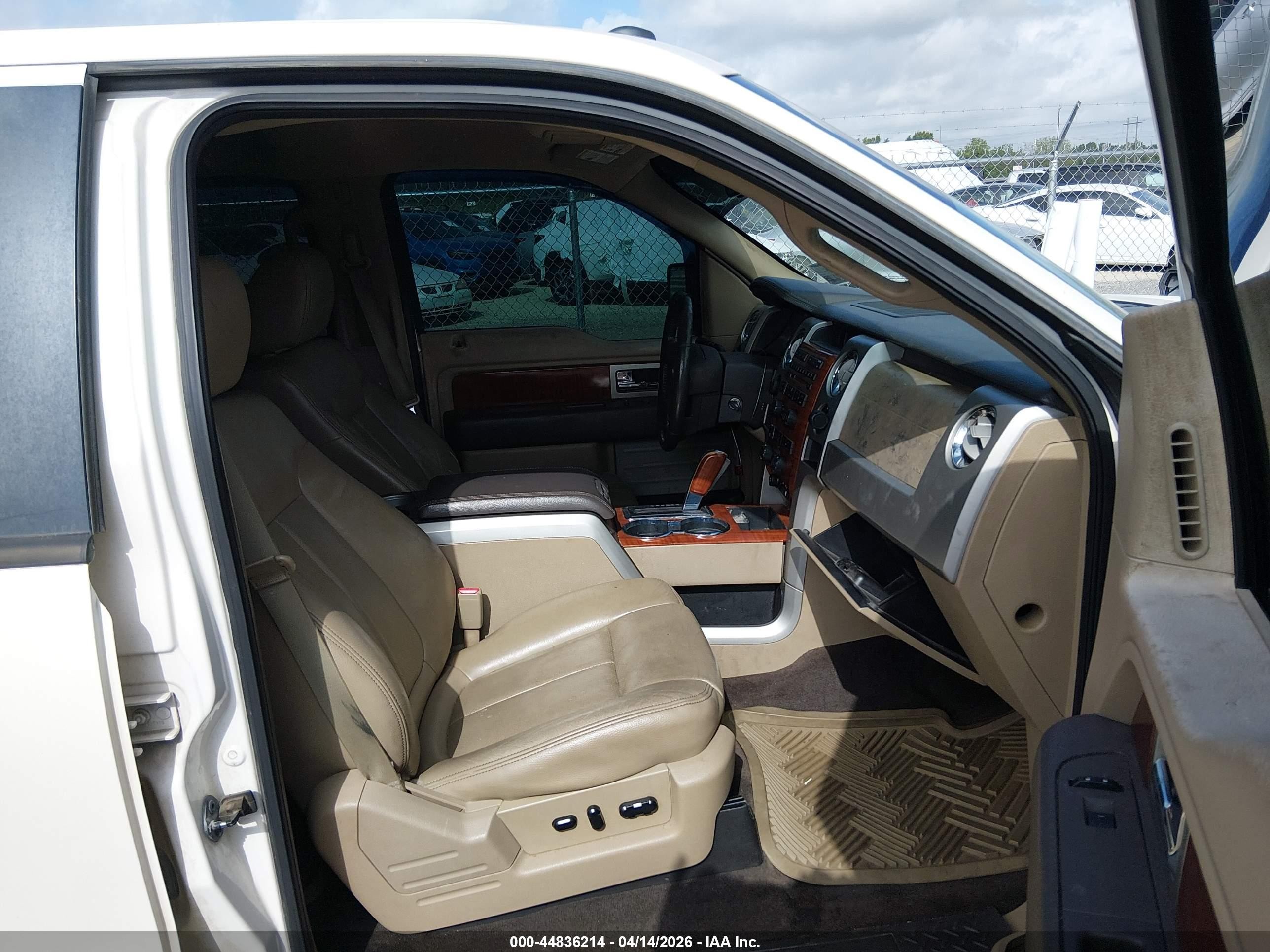 2009 Ford F-150 Fx4/king Ranch/lariat/platinum/xl/xlt White vin: 1FTPW14V29KB33322