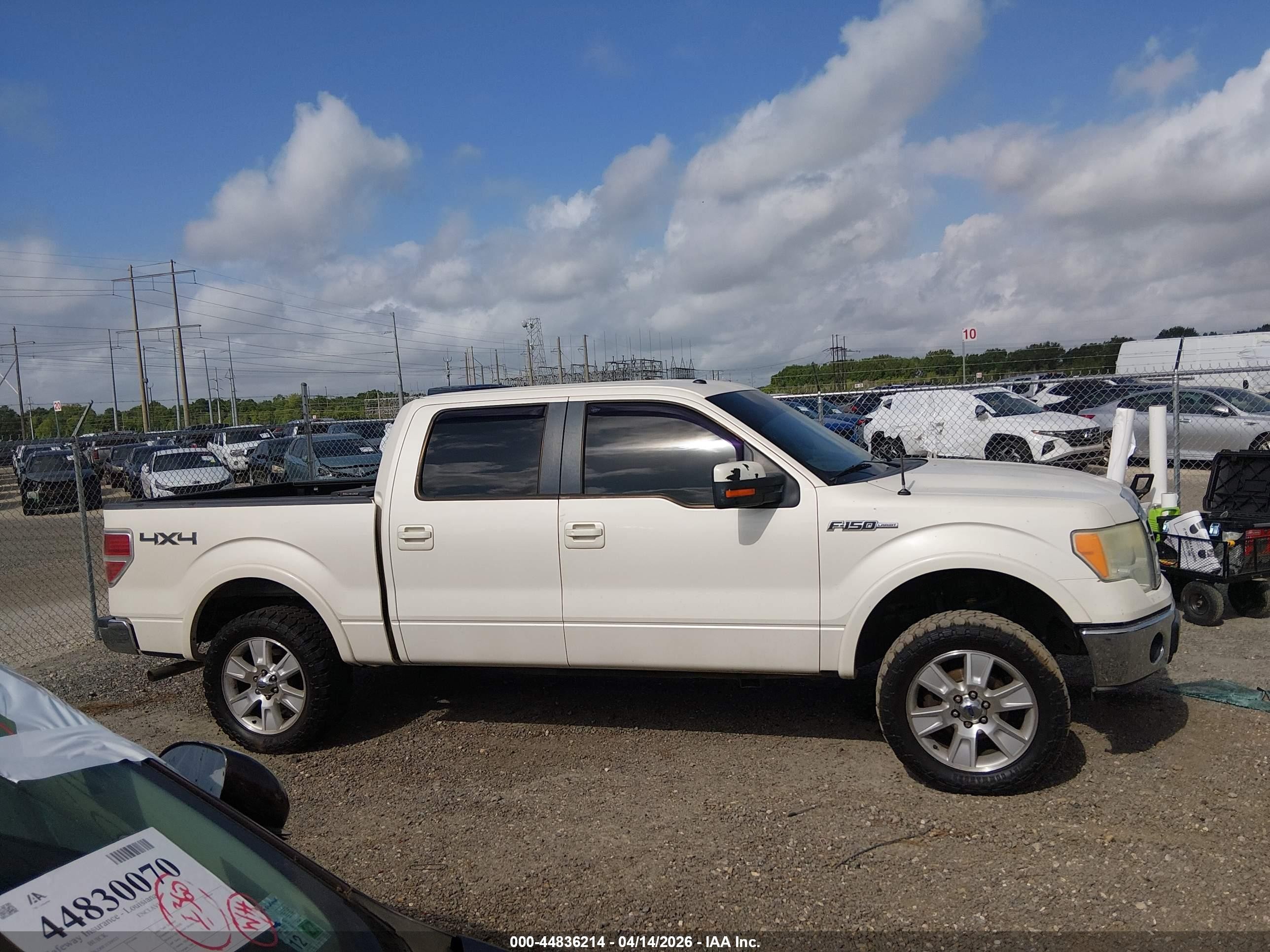2009 Ford F-150 Fx4/king Ranch/lariat/platinum/xl/xlt White vin: 1FTPW14V29KB33322