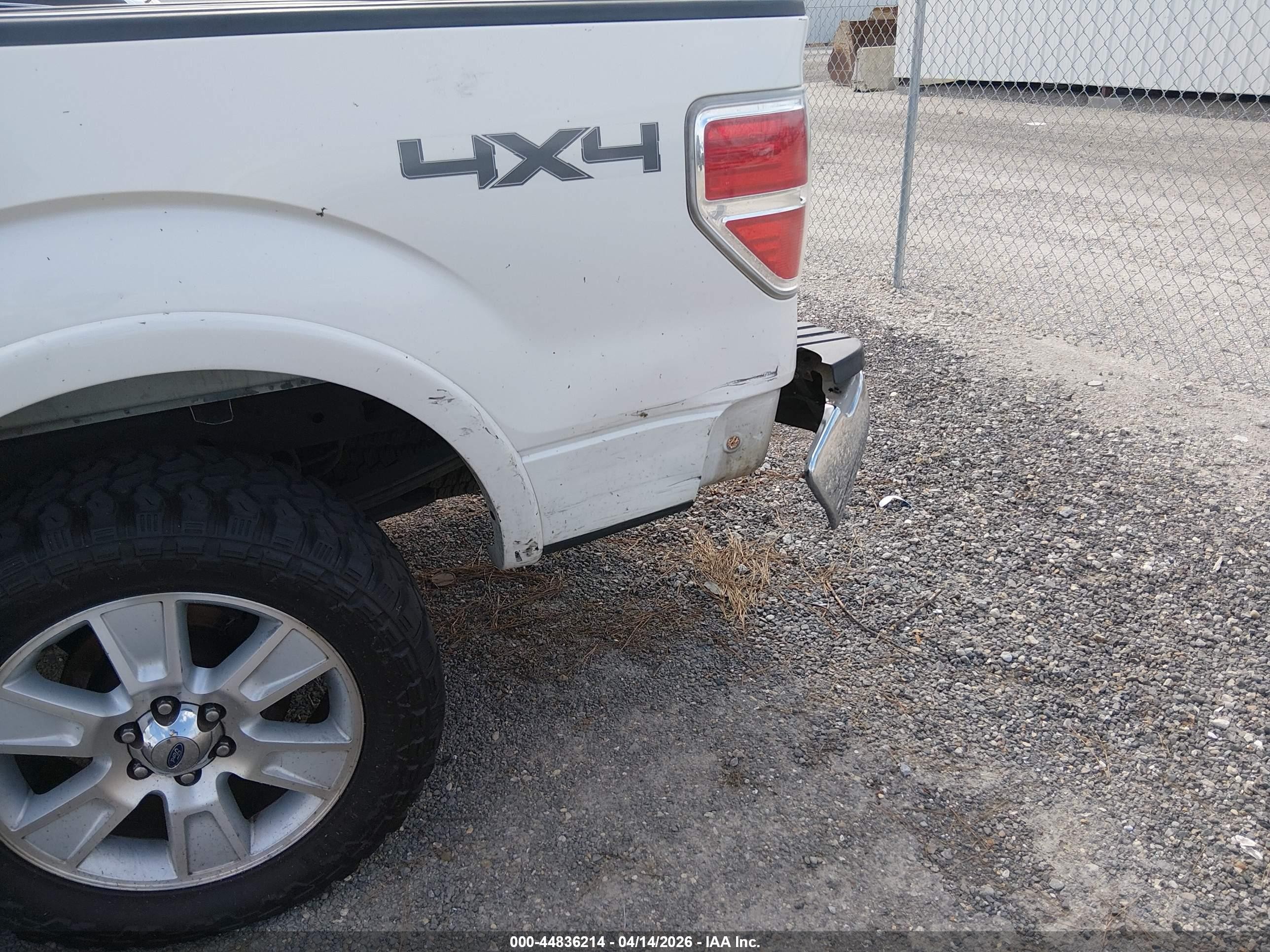 2009 Ford F-150 Fx4/king Ranch/lariat/platinum/xl/xlt White vin: 1FTPW14V29KB33322