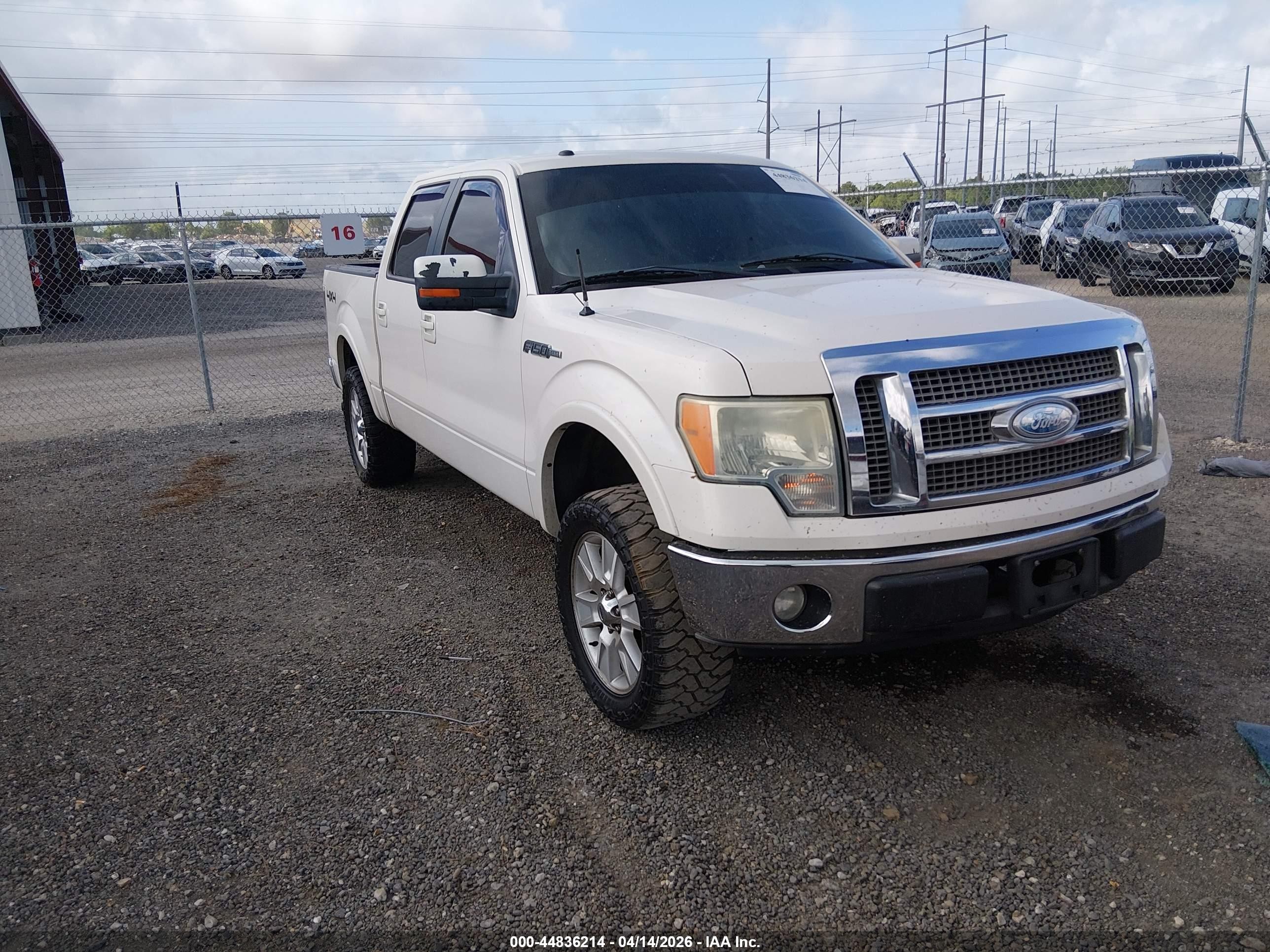 2009 Ford F-150 Fx4/king Ranch/lariat/platinum/xl/xlt White vin: 1FTPW14V29KB33322