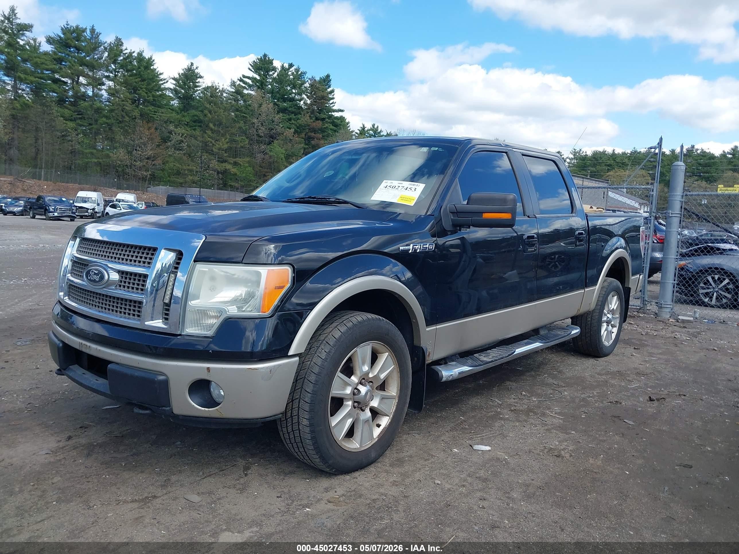 2009 Ford F-150 Fx4/king Ranch/lariat/platinum/xl/xlt Black vin: 1FTPW14V29KB51805