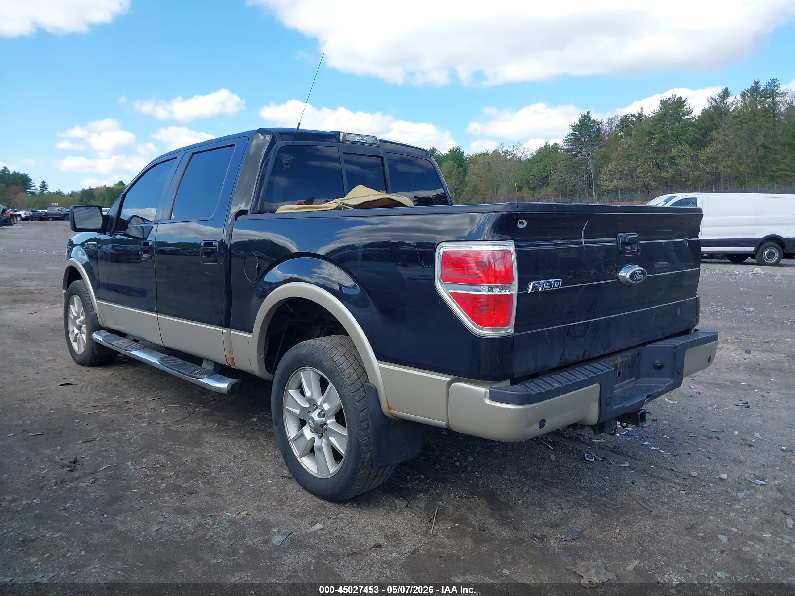 2009 Ford F-150 Fx4/king Ranch/lariat/platinum/xl/xlt Black vin: 1FTPW14V29KB51805