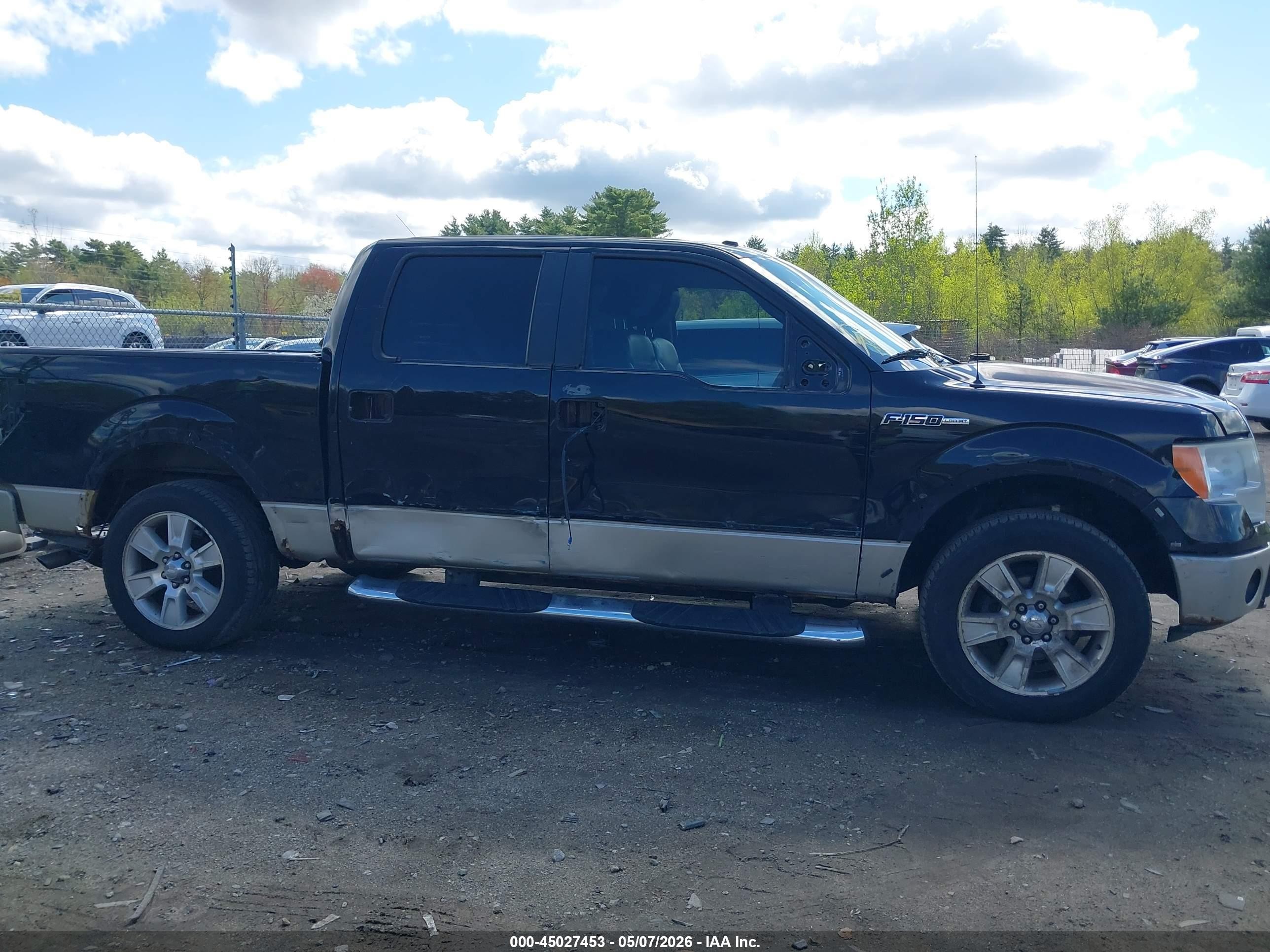 2009 Ford F-150 Fx4/king Ranch/lariat/platinum/xl/xlt Black vin: 1FTPW14V29KB51805