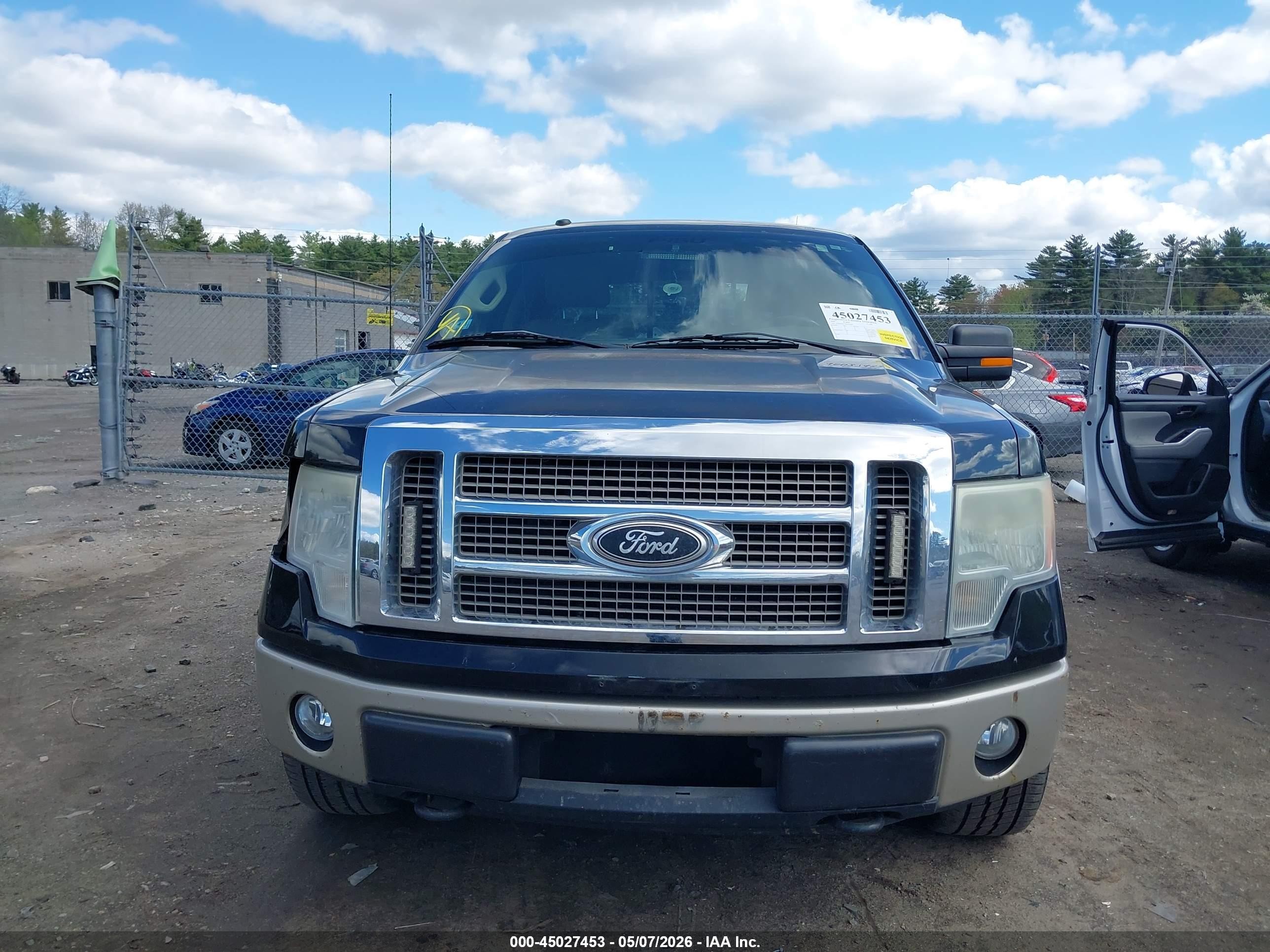2009 Ford F-150 Fx4/king Ranch/lariat/platinum/xl/xlt Black vin: 1FTPW14V29KB51805