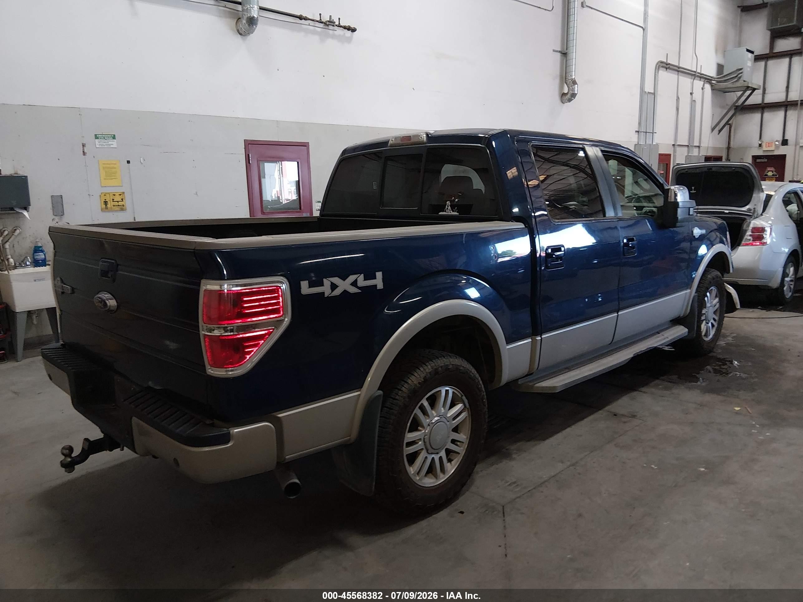 2009 Ford F-150 Fx4/king Ranch/lariat/platinum/xl/xlt Blue vin: 1FTPW14V29KB90913